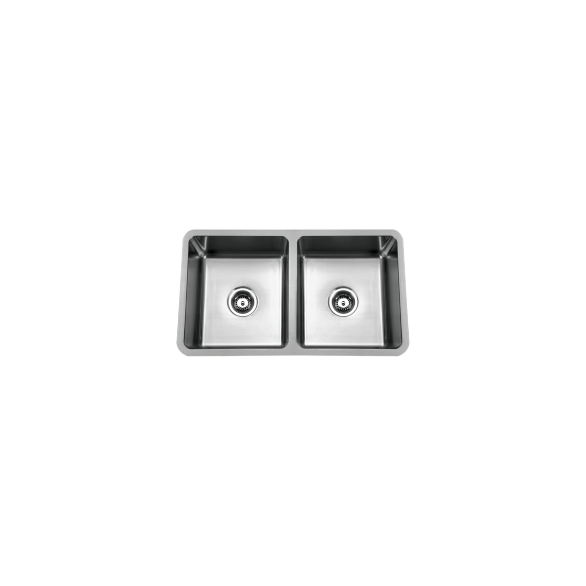 Zee Double Bowl Sink (undermount or top-mount) 780x450x200mm, Default