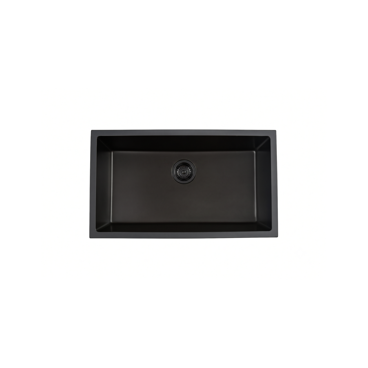 Rani Bowl Sink No Taphole Granite Matte Black. 790x460x226, Default