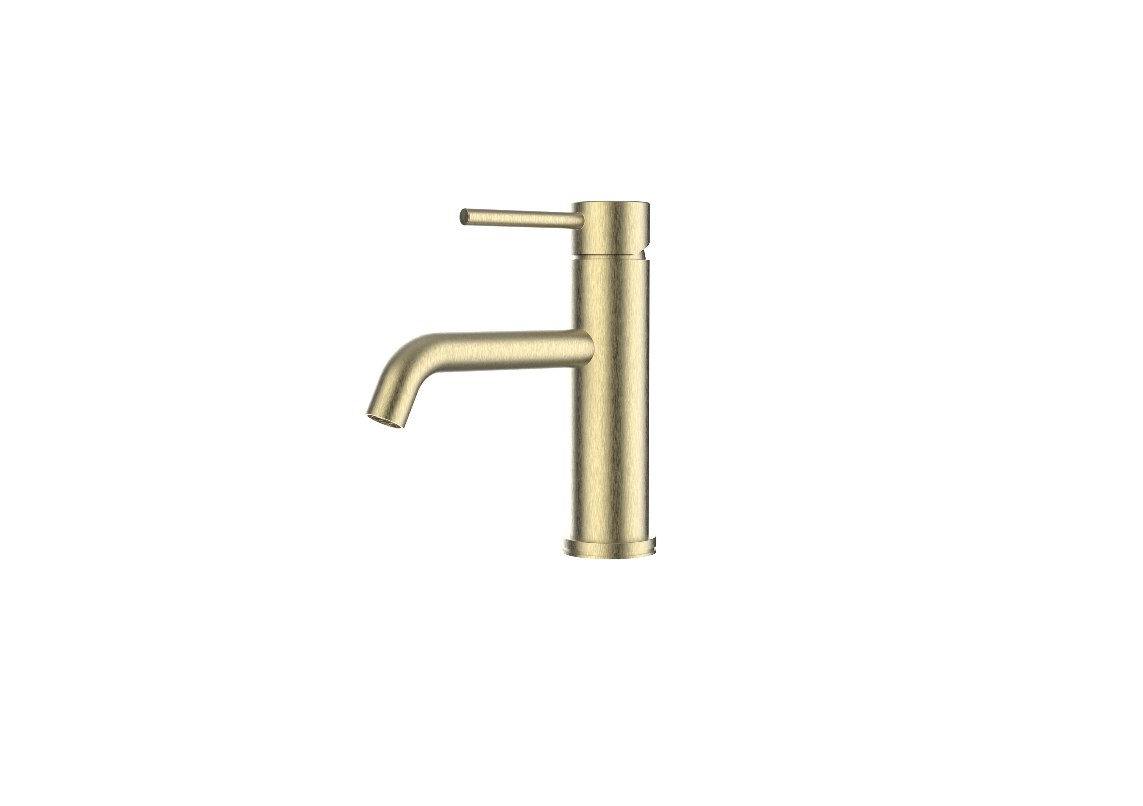 Axis Basin Mixer, Brushed Gold
