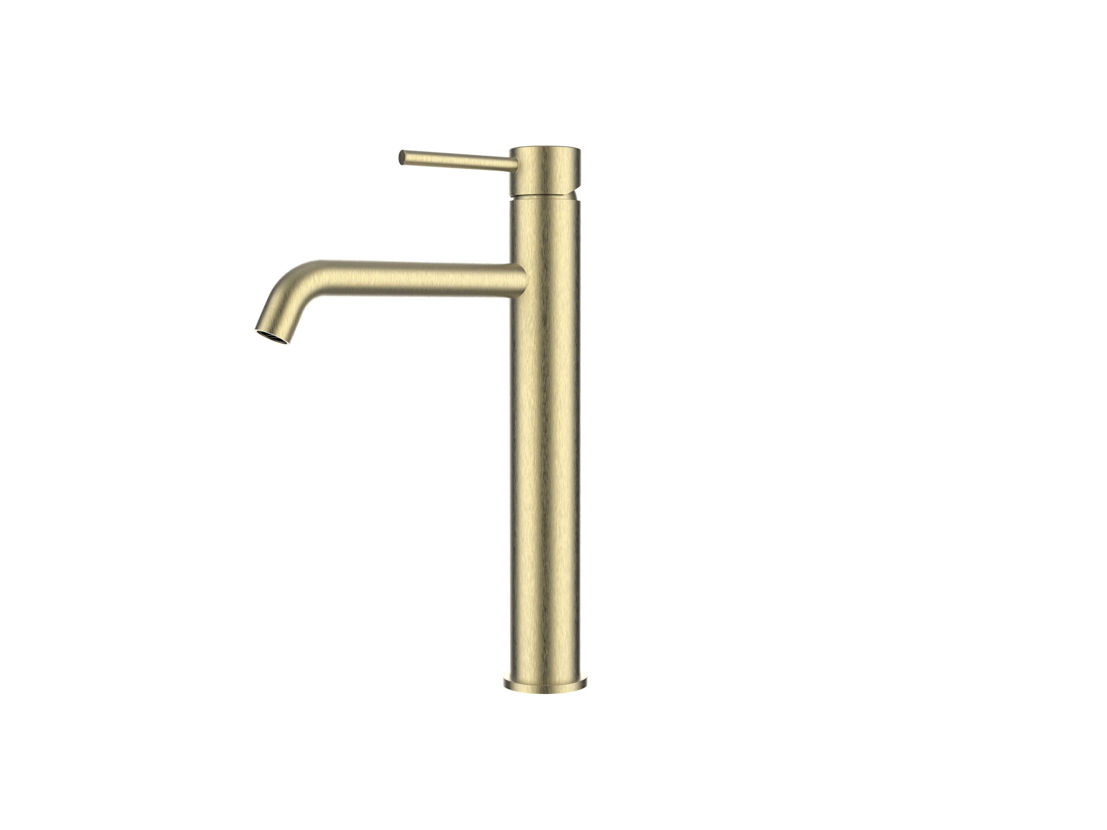Axis Tall Basin Mixer, Brushed Gold