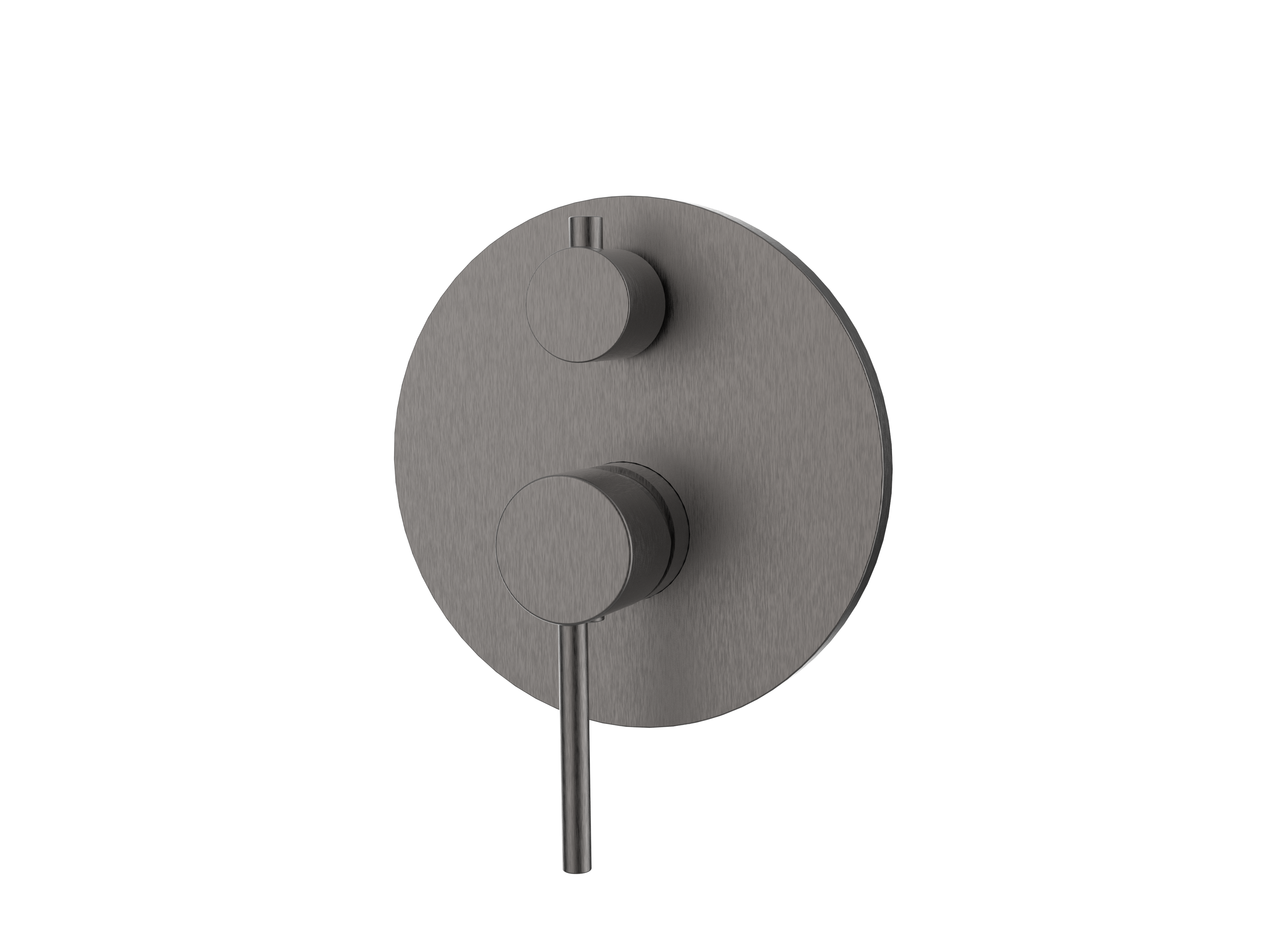 Axis Shower Mixer with Diverter, Brushed Gunmetal