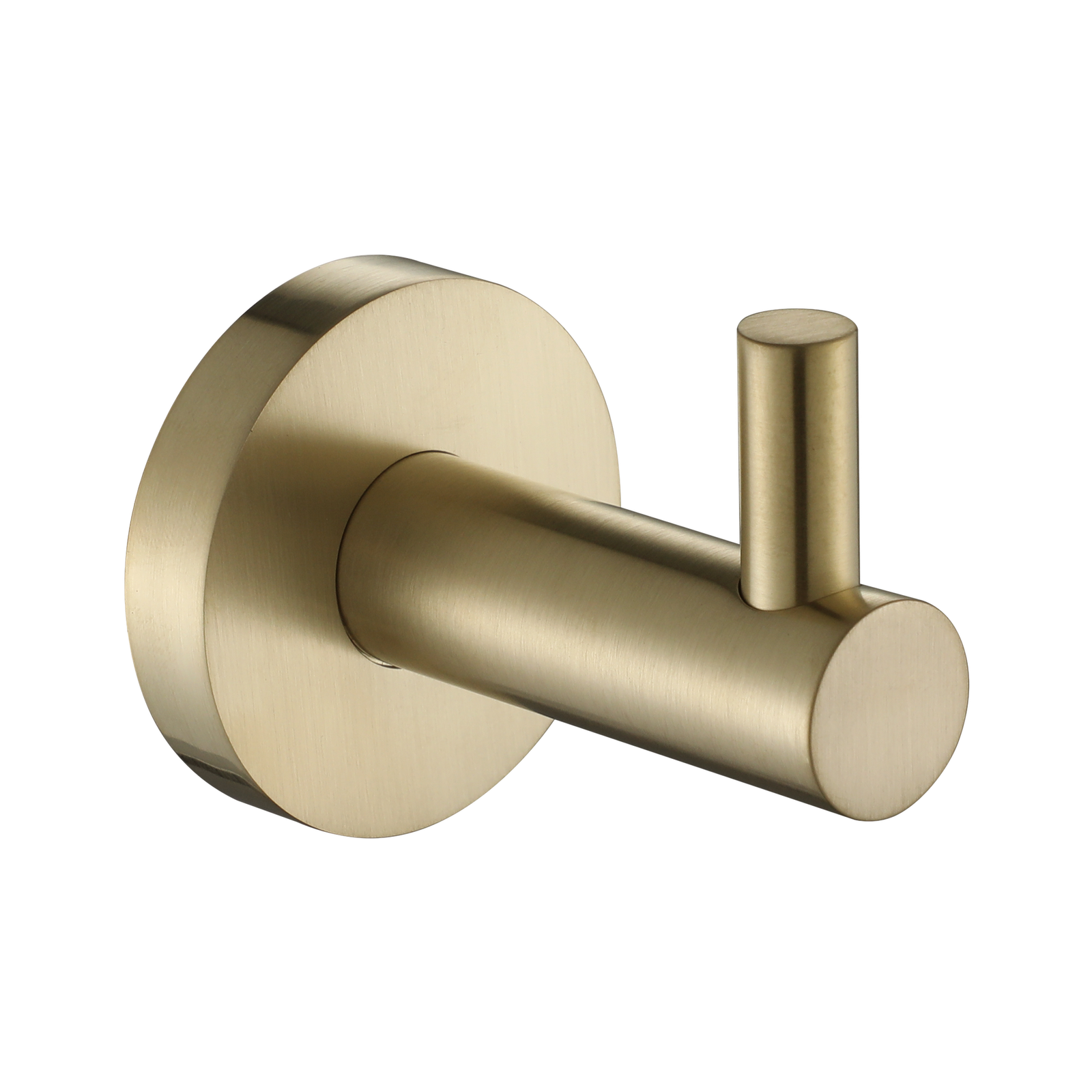 Axis Robe Hook, Brushed Gold