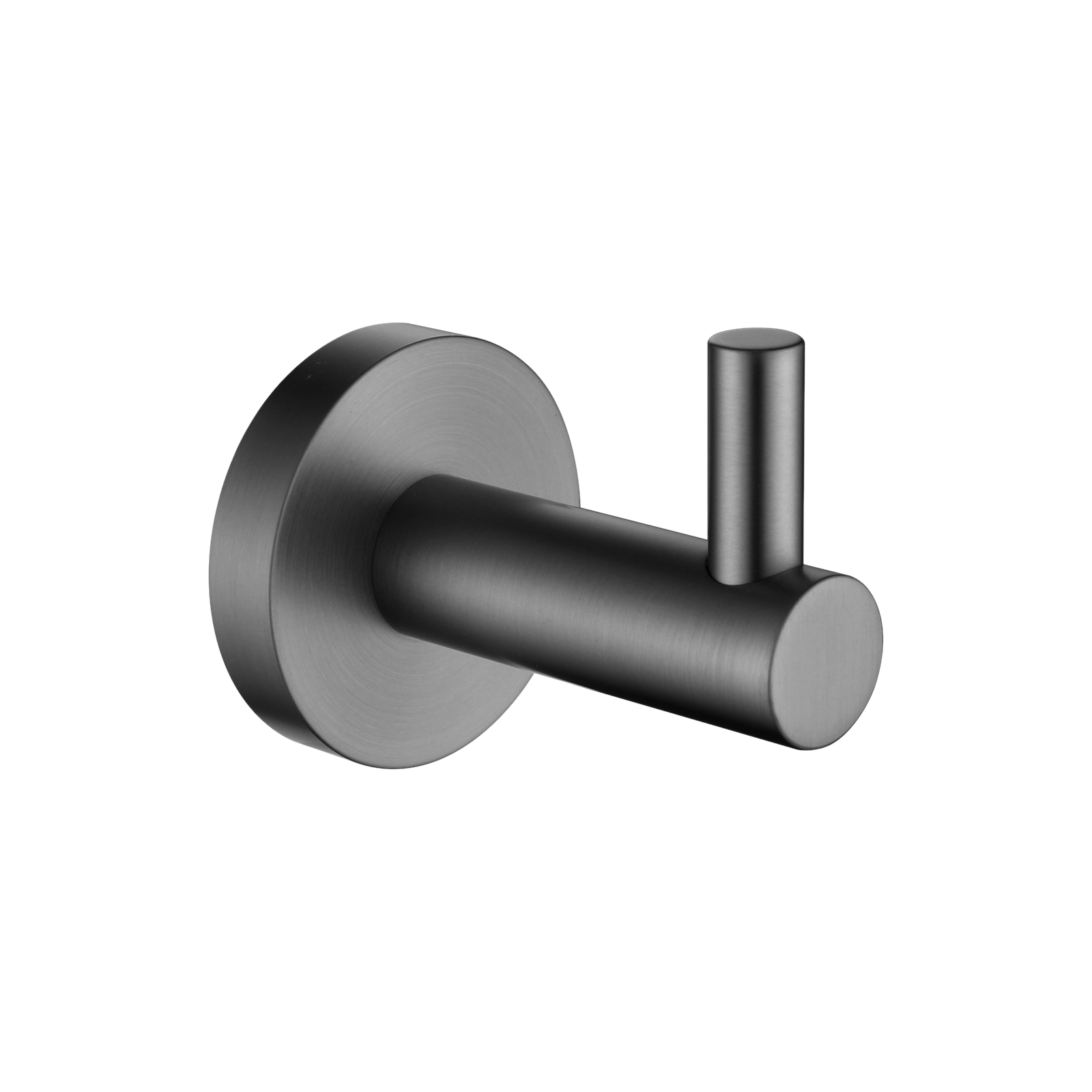 Axis Robe Hook, Brushed Gunmetal