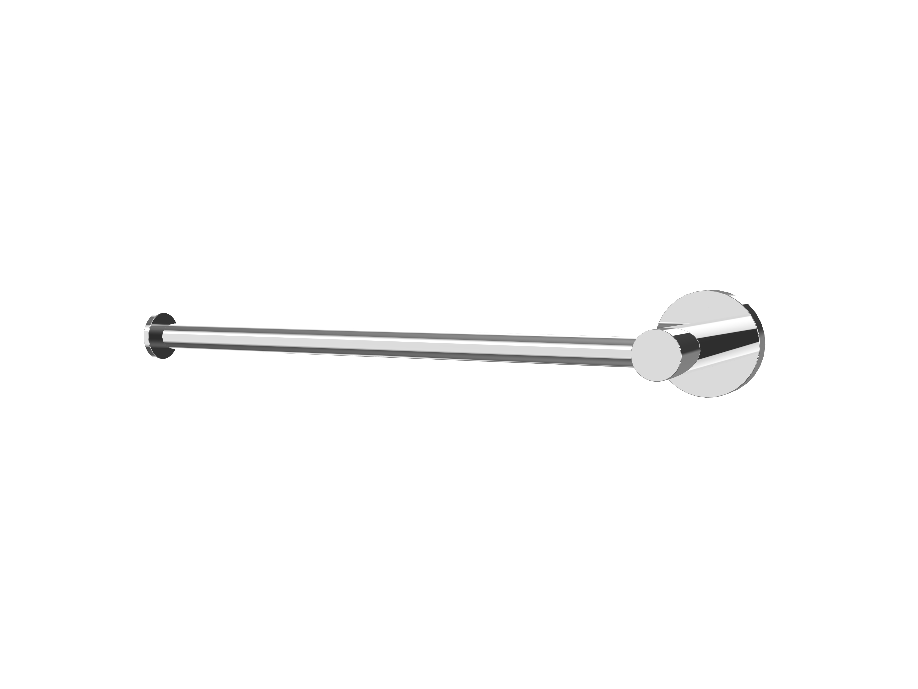 Axis Toilet Roll & Towel Rail, Chrome