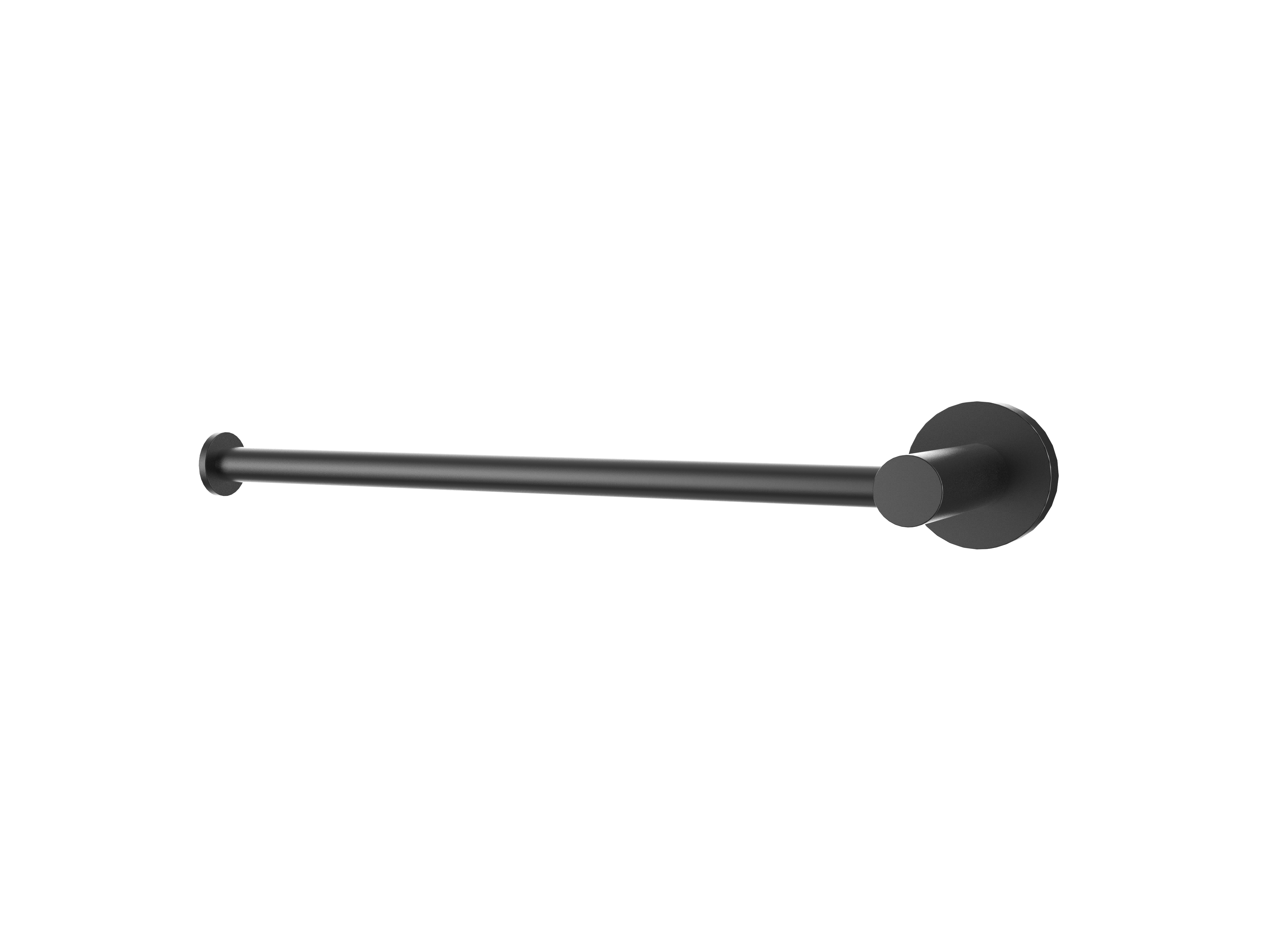 Axis Toilet Roll & Towel Rail, Matt Black