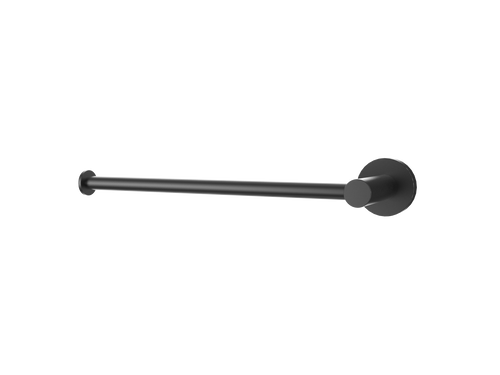 Axis Toilet Roll & Towel Rail, Matt Black