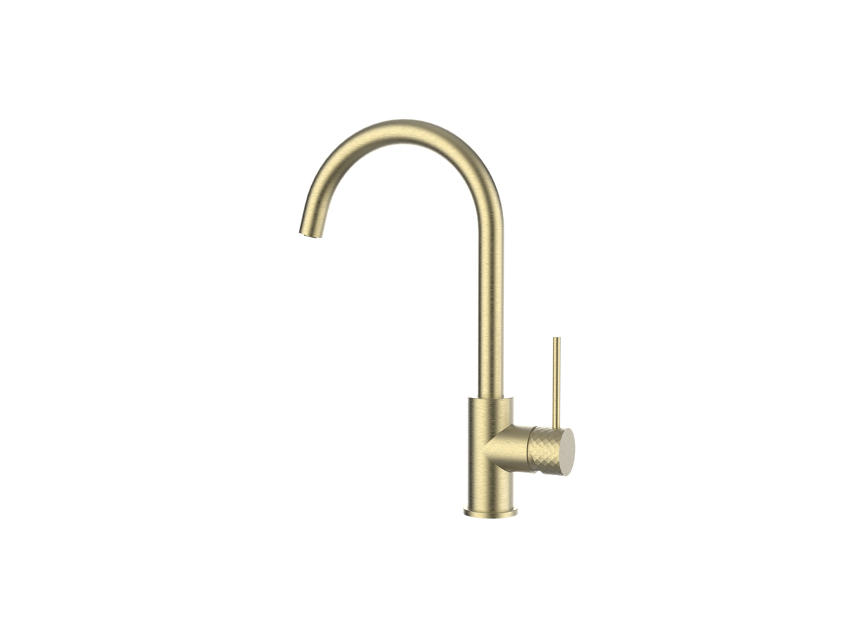 Noxara Sink Mixer, Brushed Coffee Gold