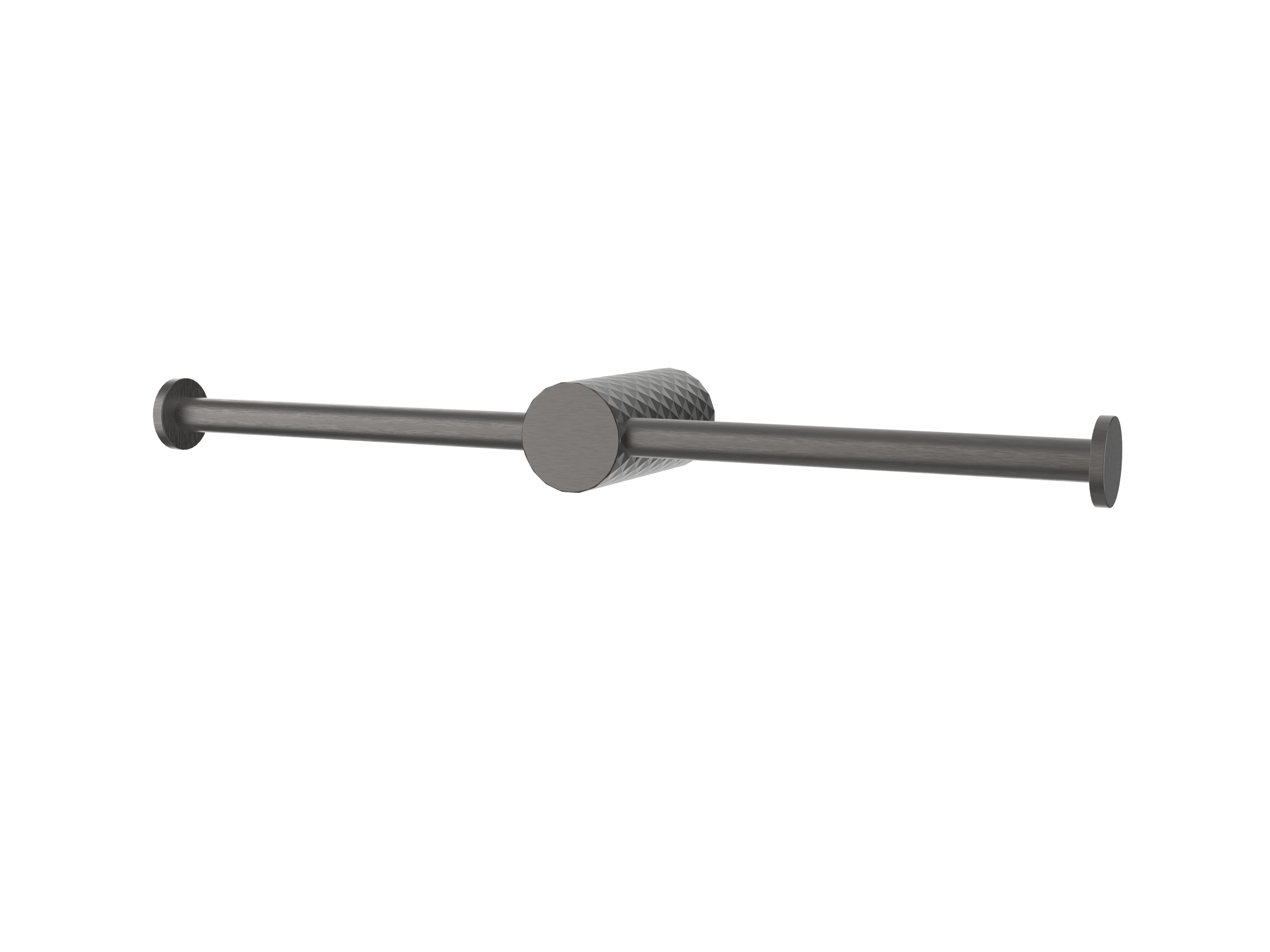 Noxara Toilet Paper Holder, Brushed Gunmetal