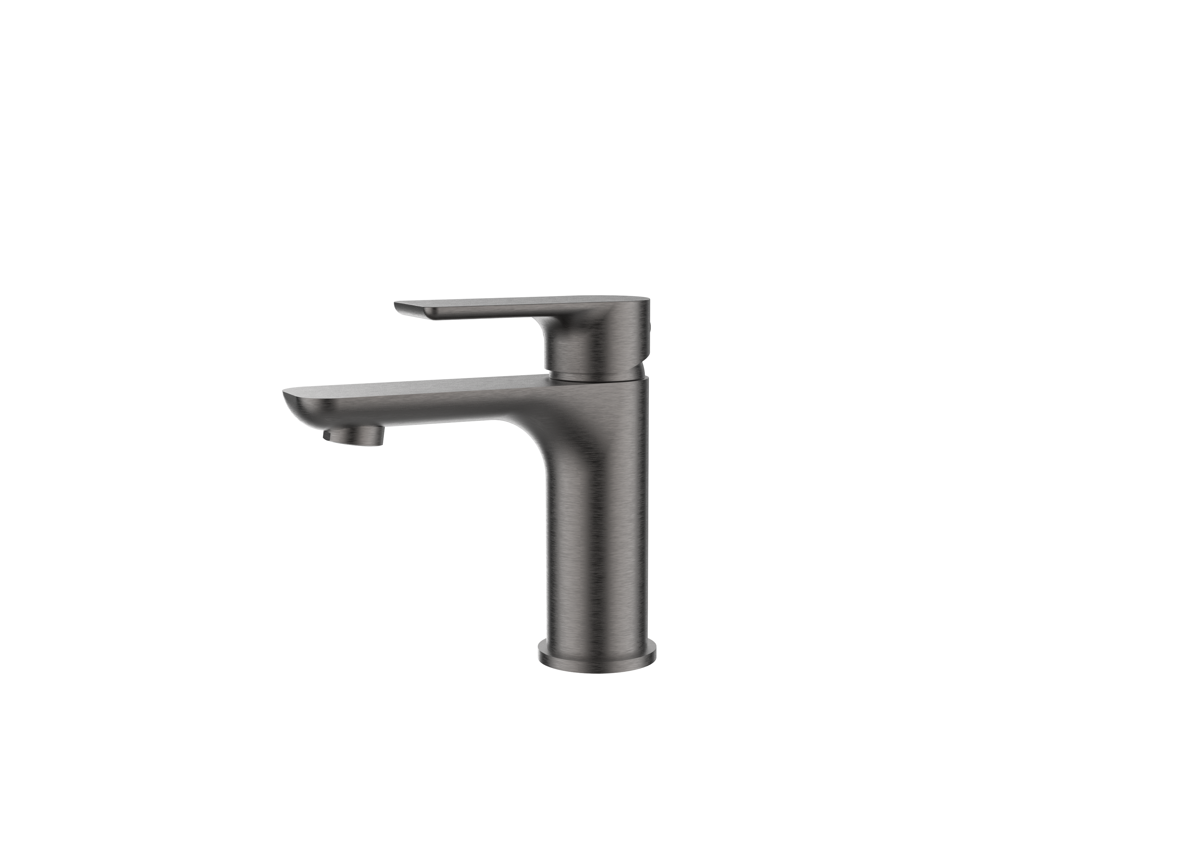 Équil Basin Mixer, Brushed Gunmetal