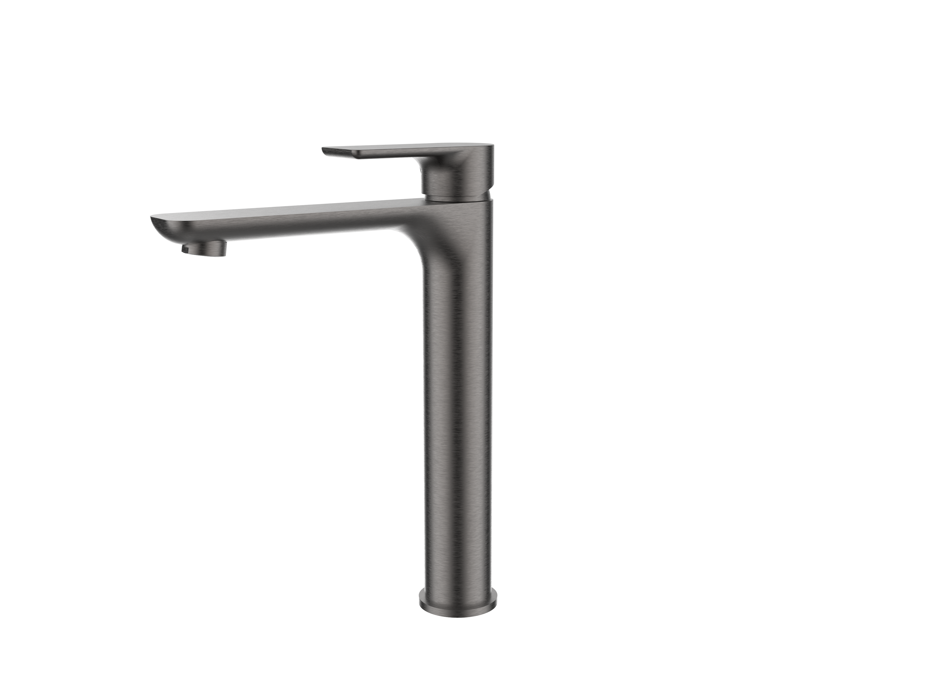 Équil Tall Basin Mixer, Brushed Gunmetal