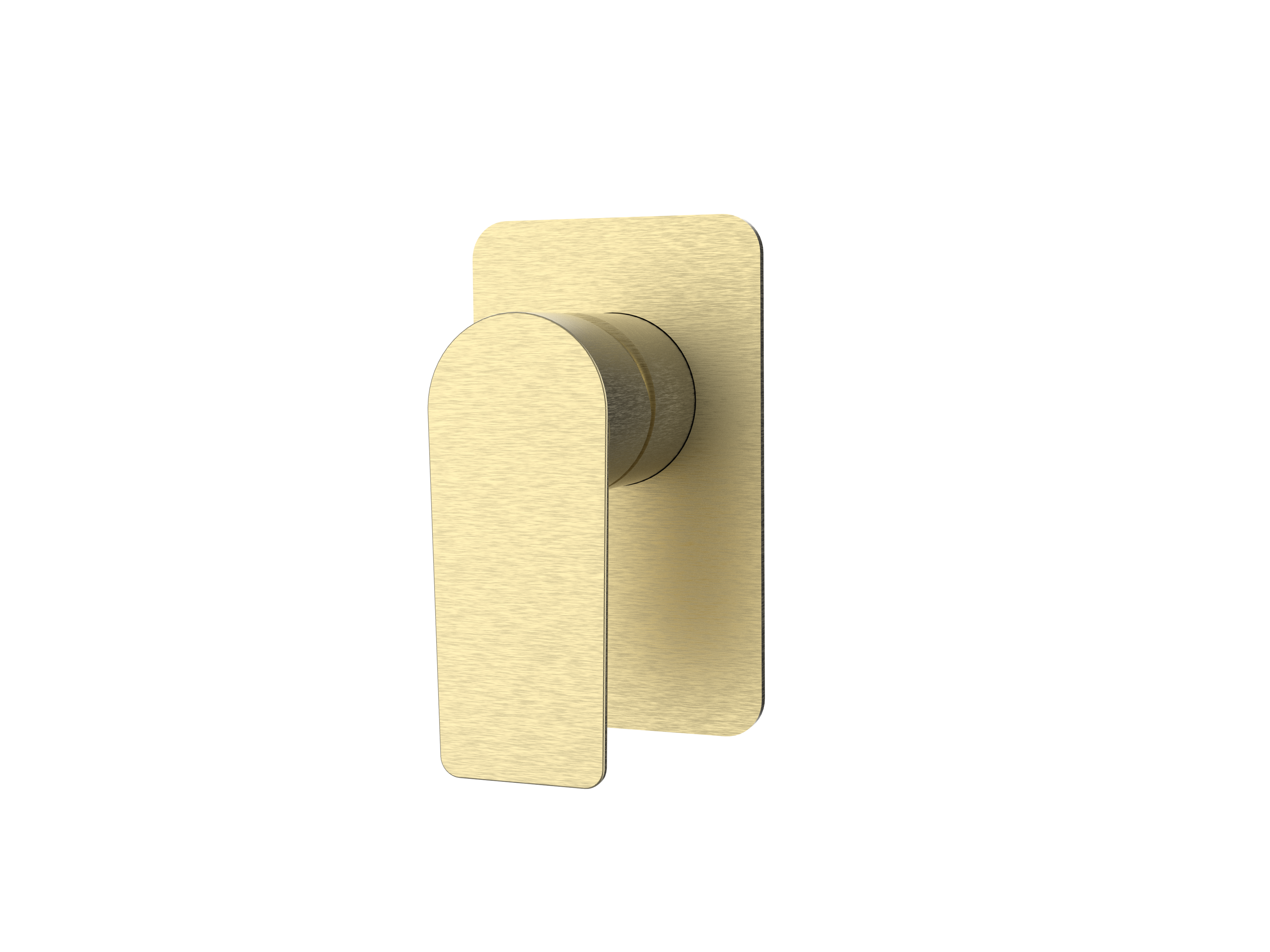 Équil Shower Wall Mixer, Brushed Gold