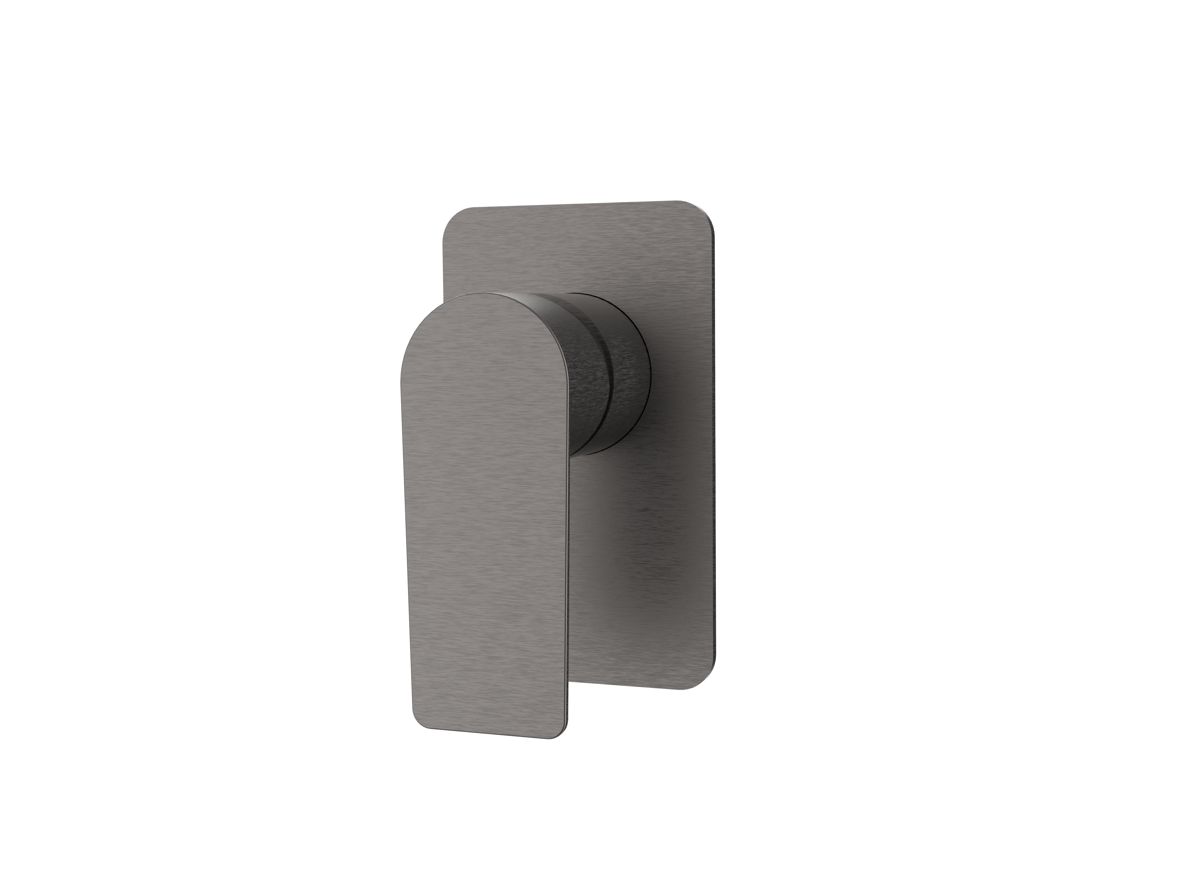 Équil Shower Wall Mixer, Brushed Gunmetal
