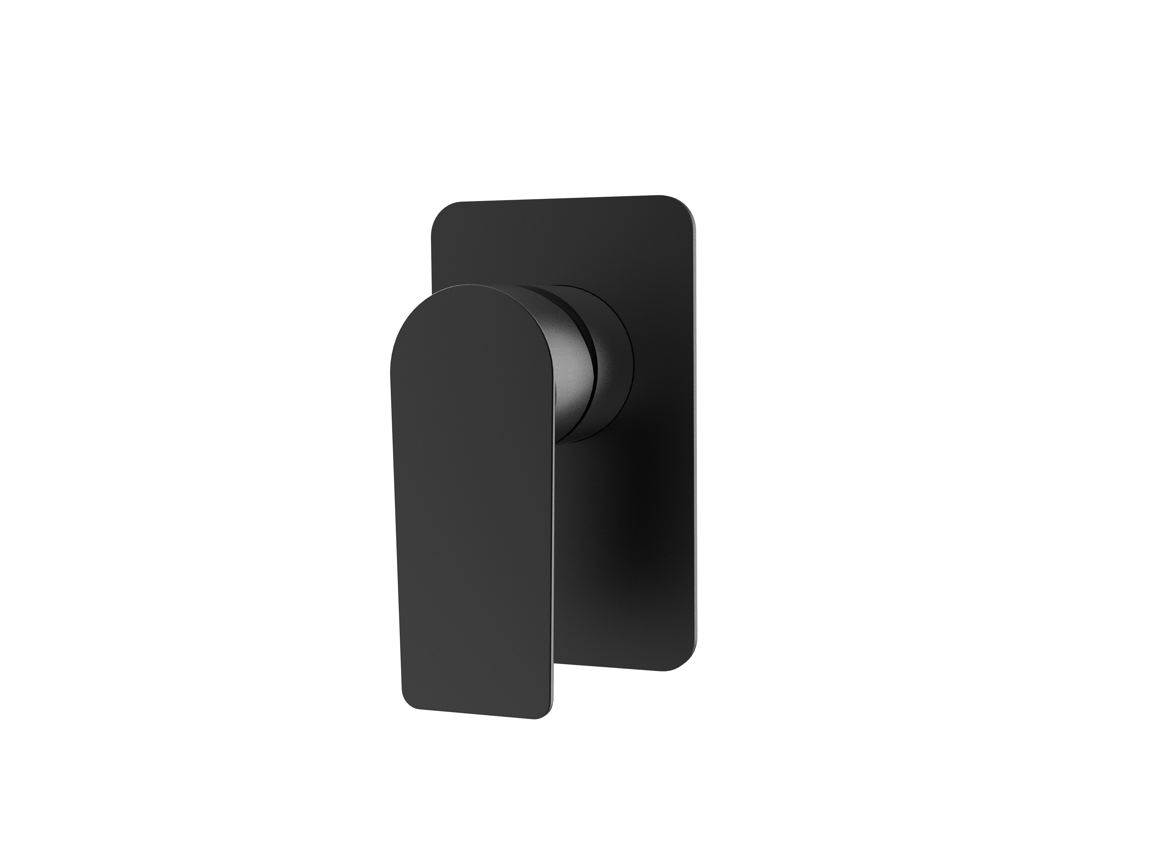 Équil Shower Wall Mixer, Matt Black