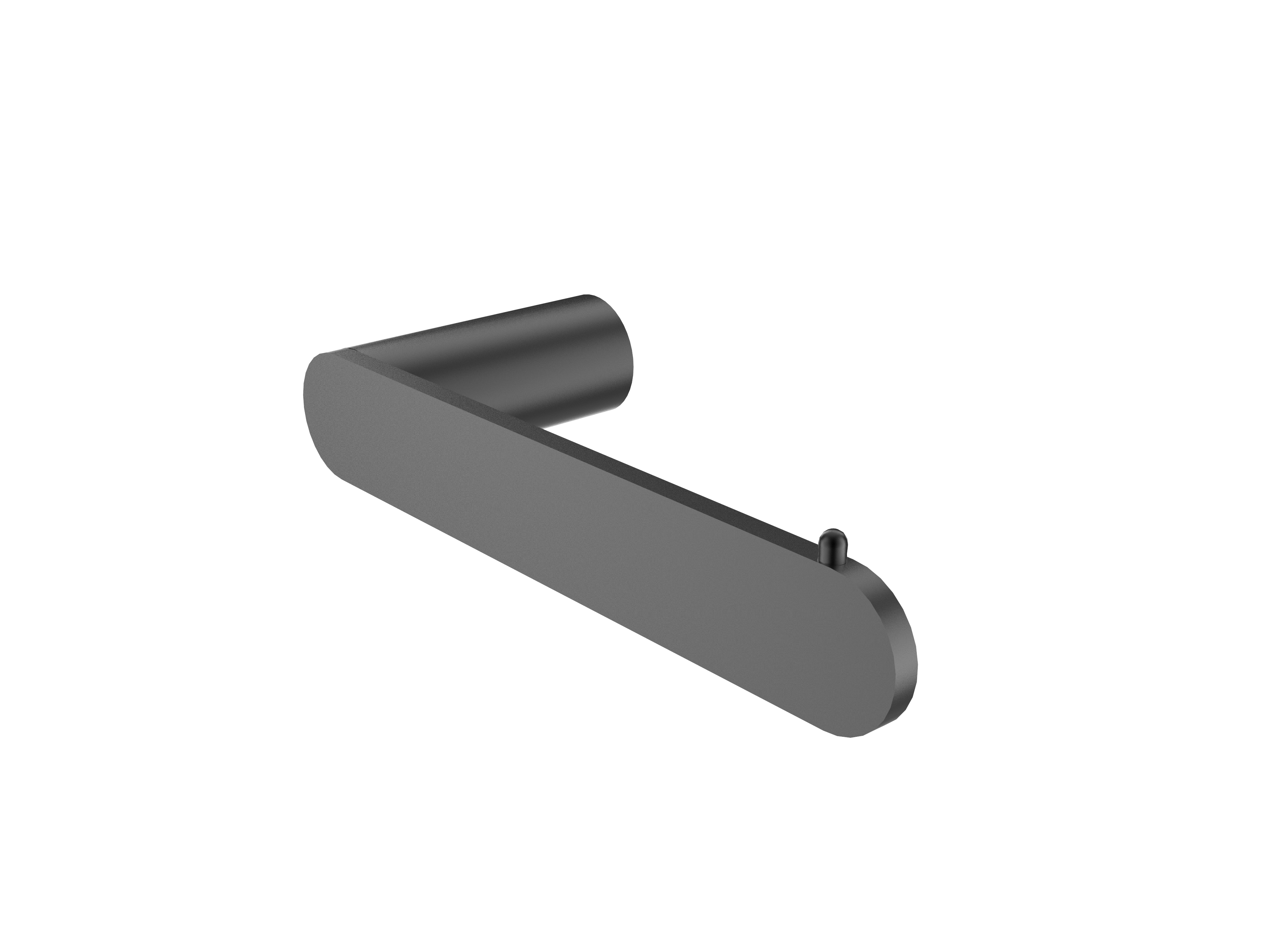 Équil Toilet Paper Holder, Matt Black