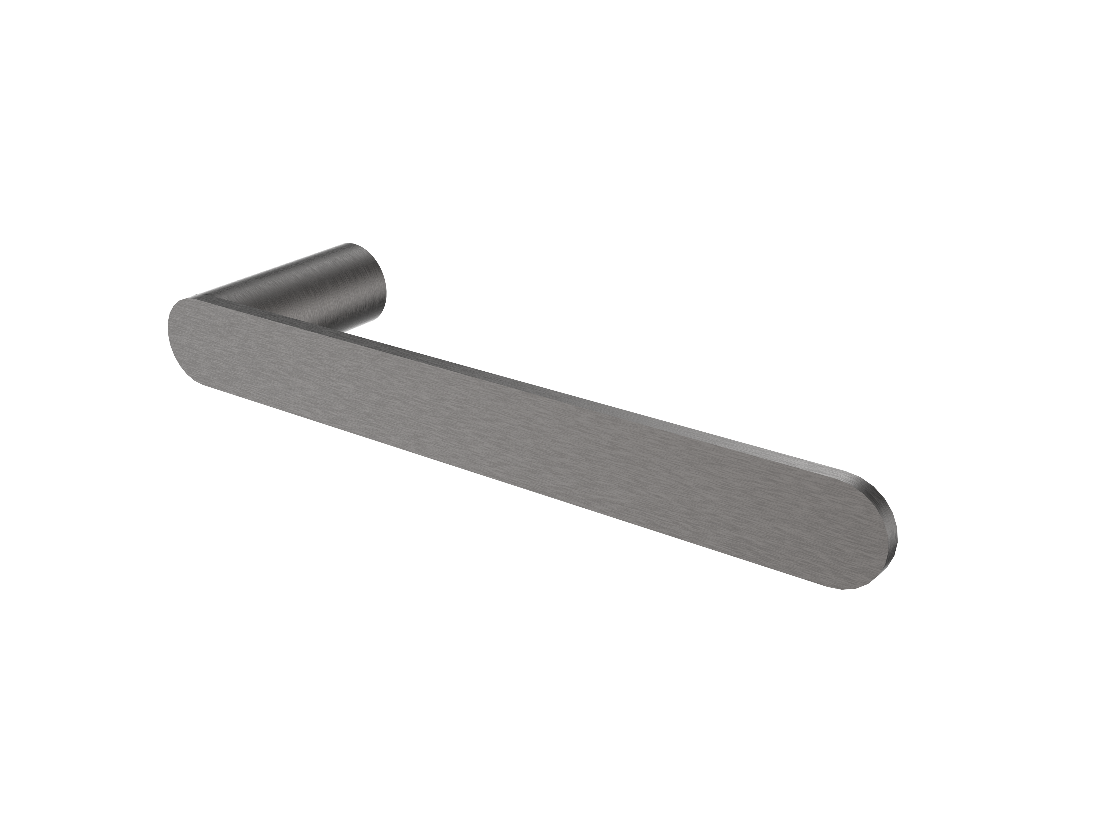 Équil Hand Towel Rail, Brushed Gunmetal