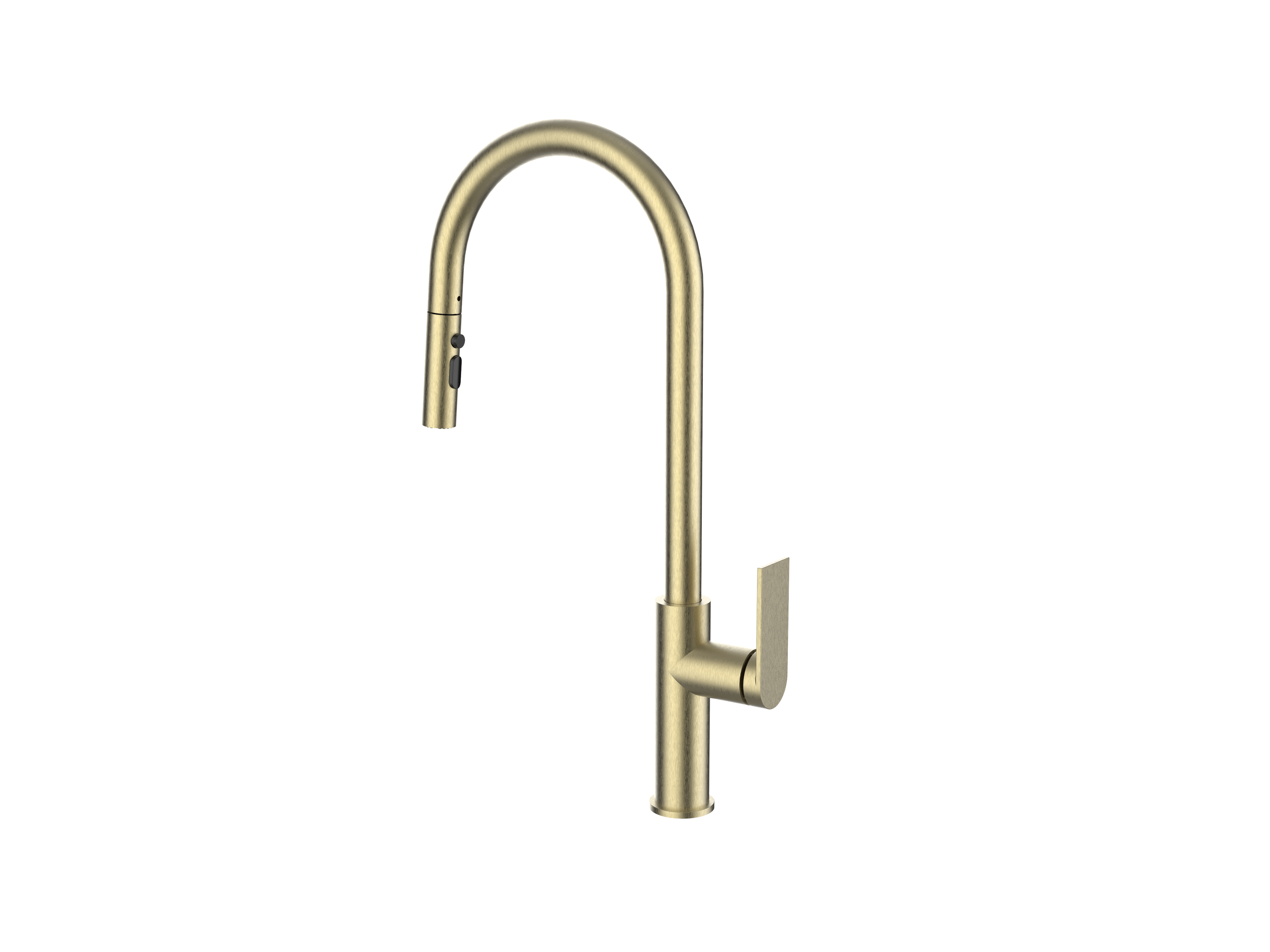 Équil Pull-Out Kitchen Mixer, Brushed Gold