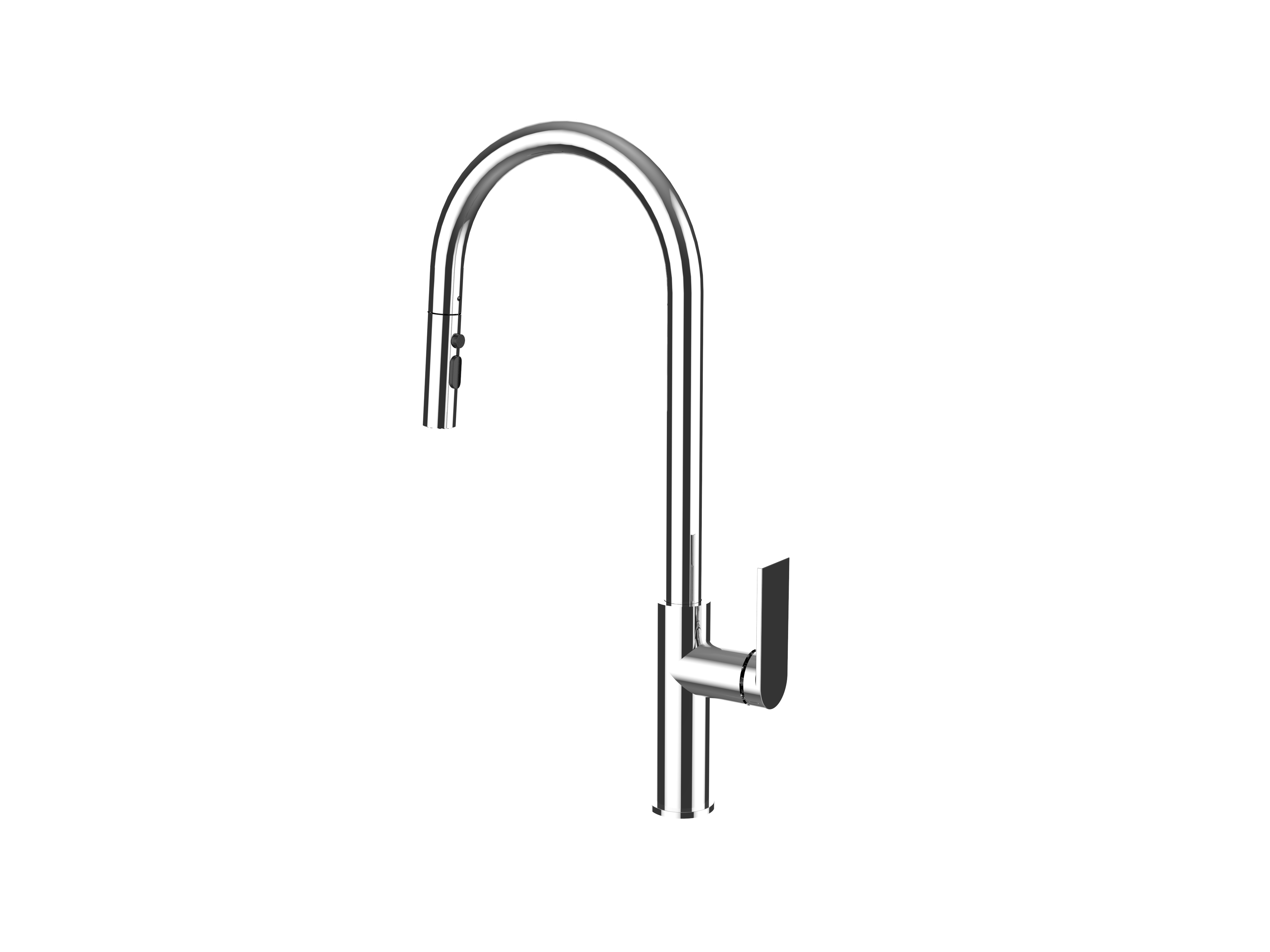 Équil Pull-Out Kitchen Mixer, Chrome