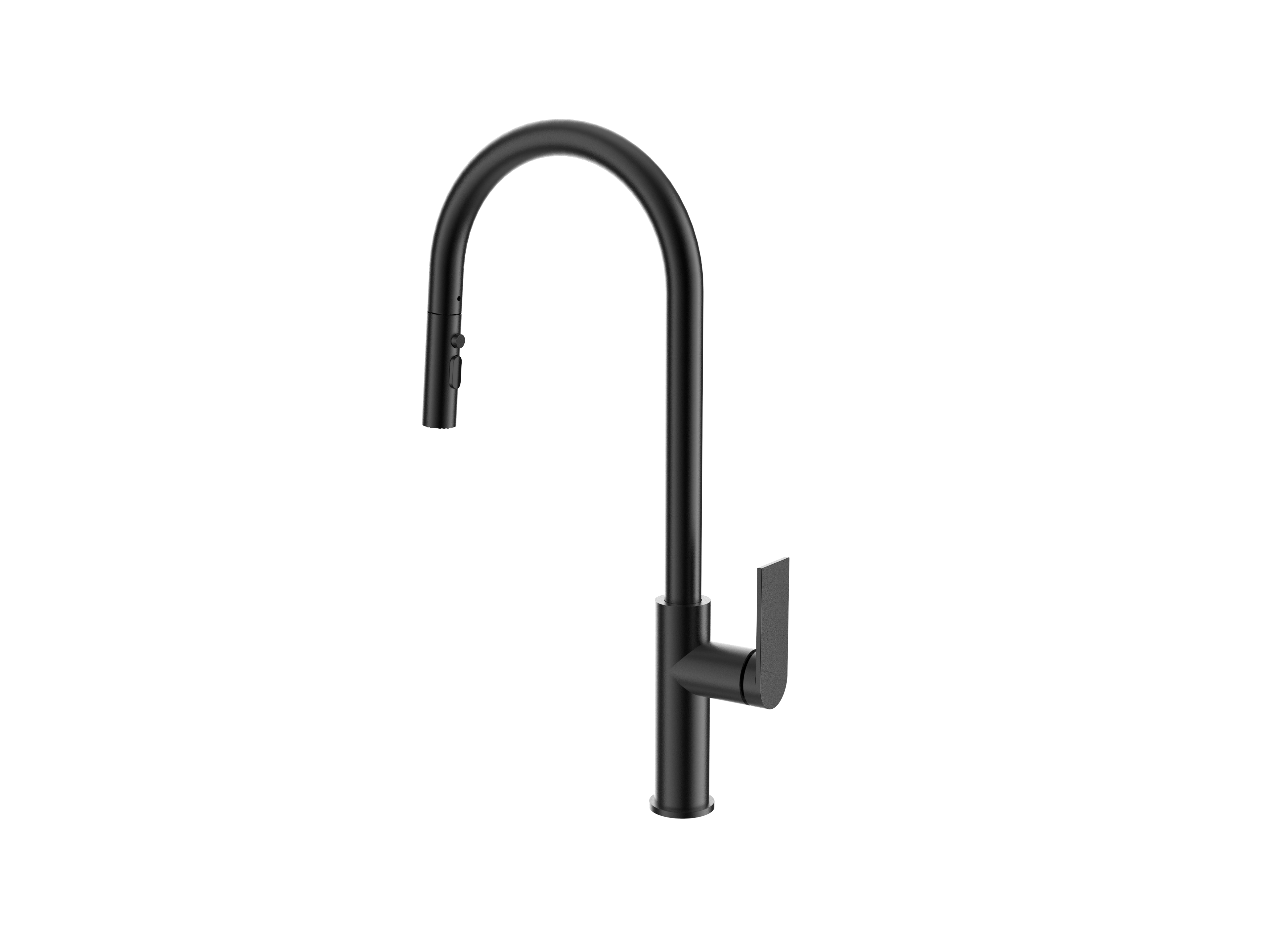 Équil Pull-Out Kitchen Mixer, Matt Black