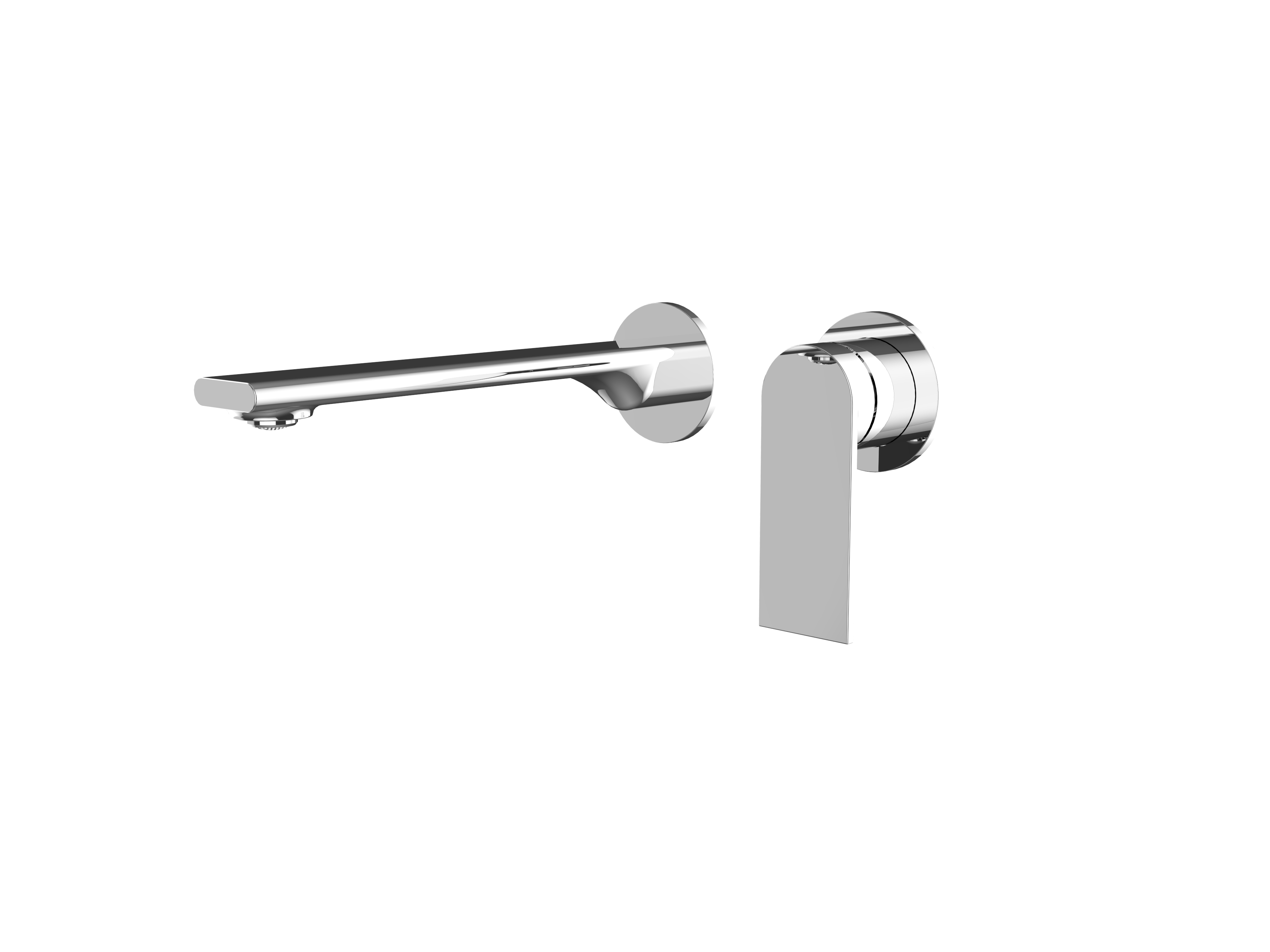 Équil Basin & Bath Mixer, Chrome