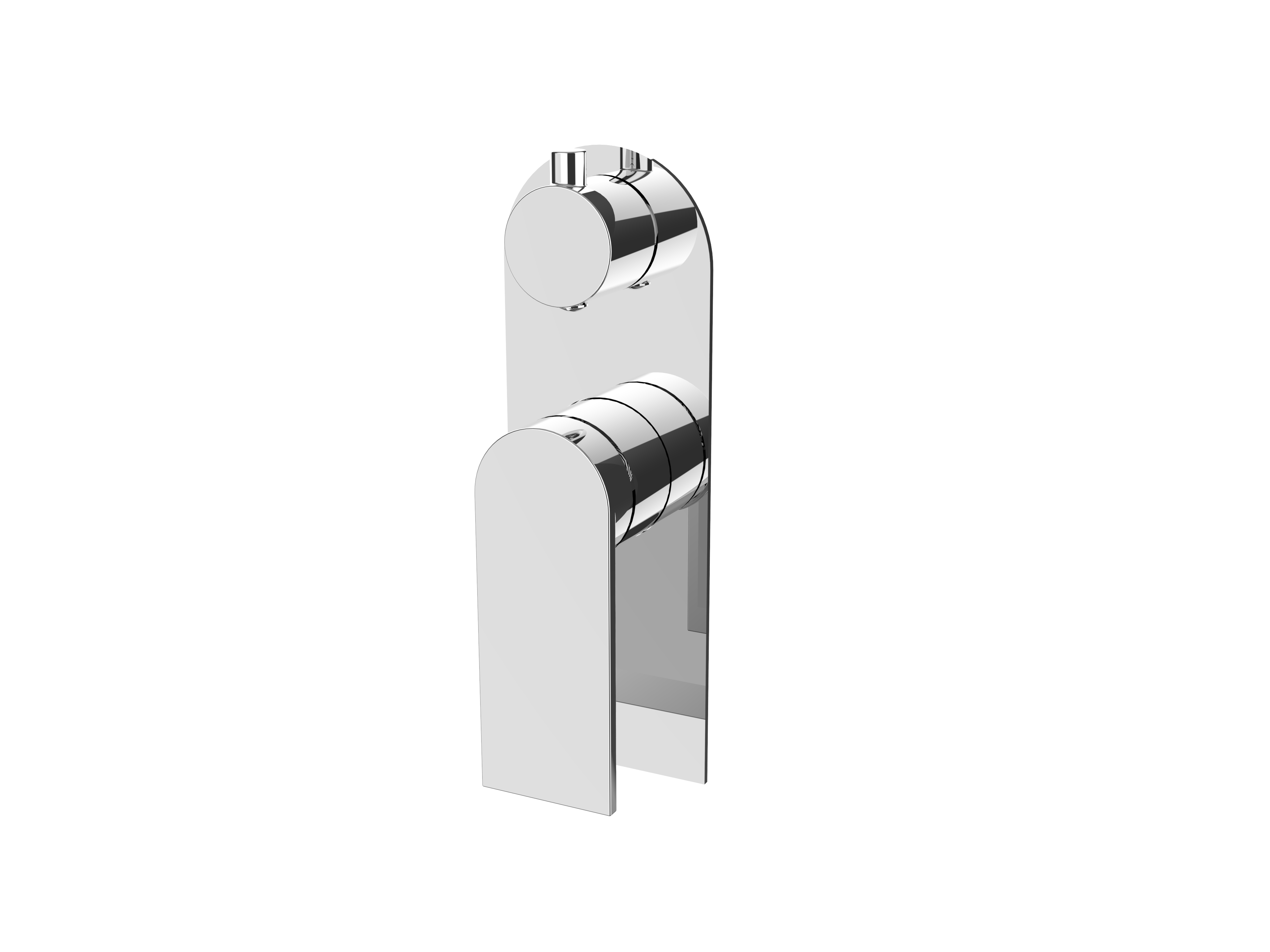 Équil Shower Mixer with Diverter, Chrome