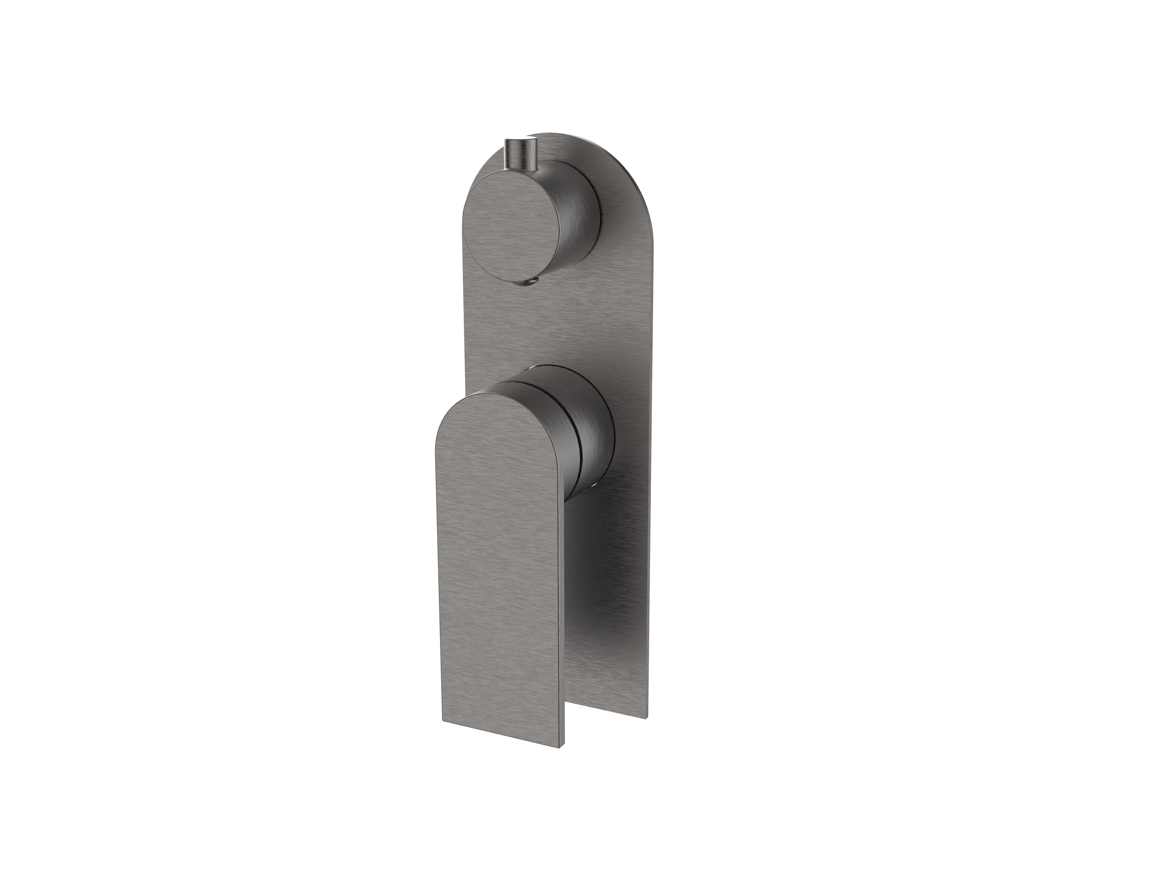 Équil Shower Mixer with Diverter, Brushed Gunmetal