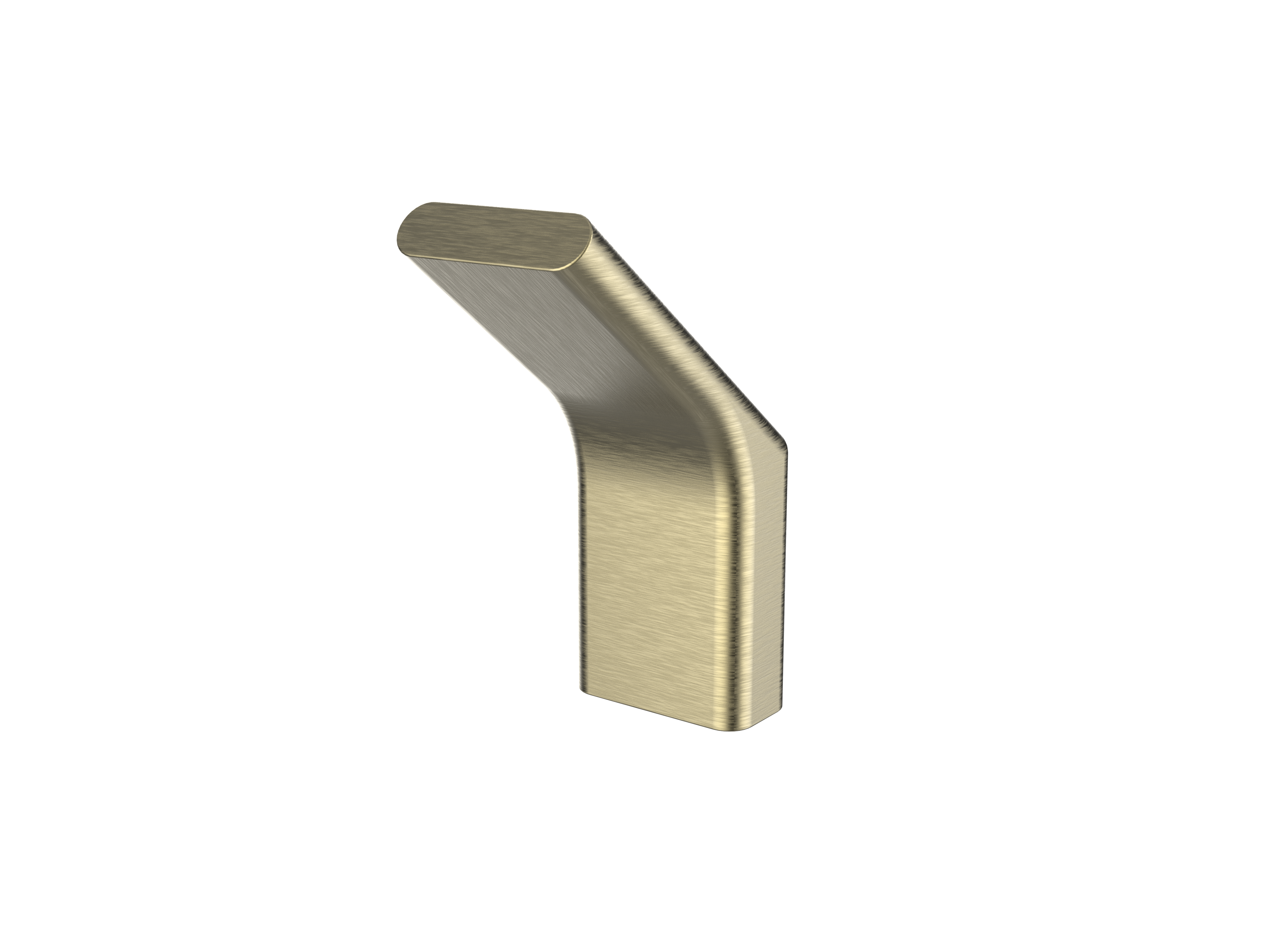 Équil Brass Robe Hook, Brushed Gold