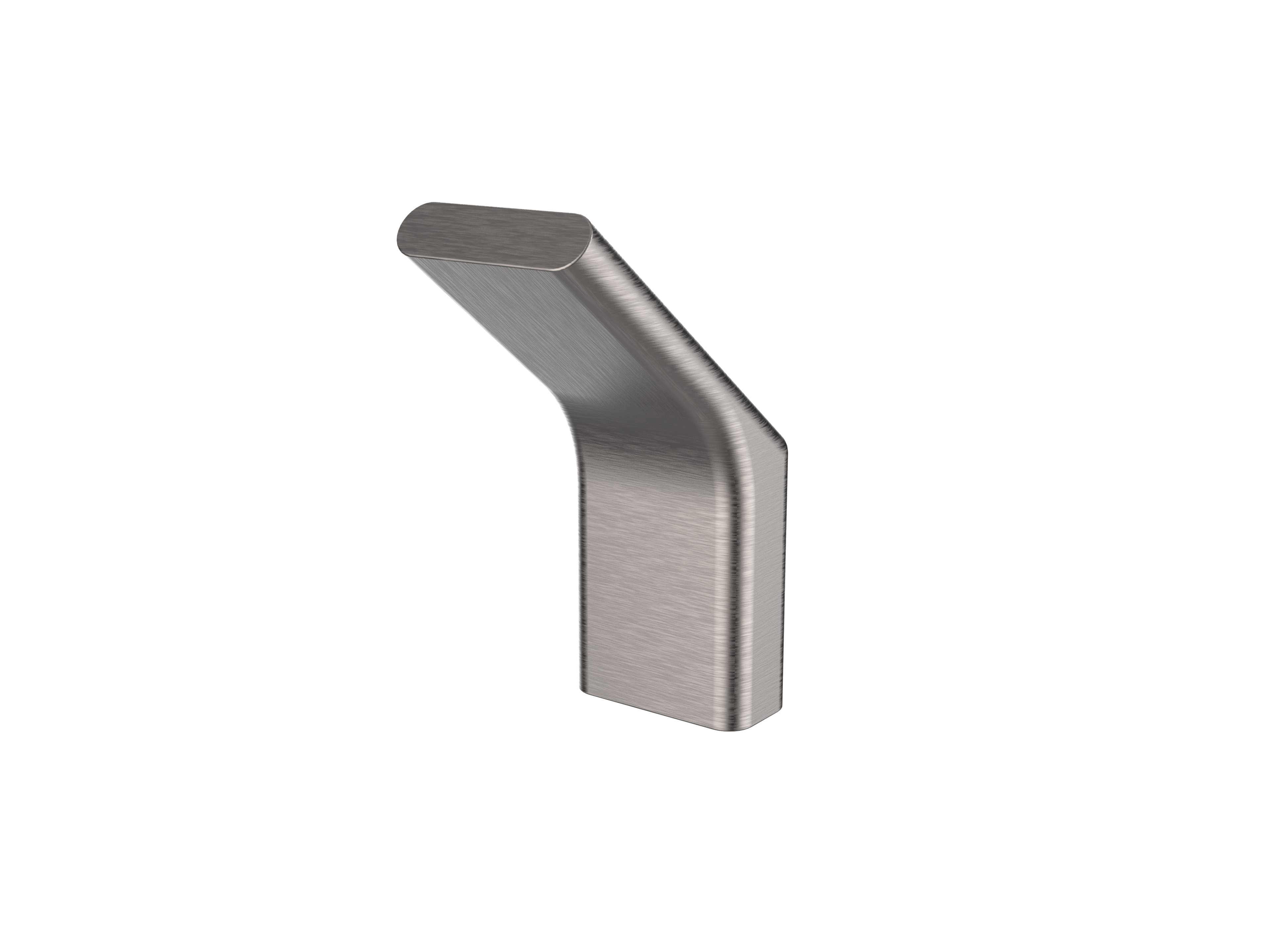 Équil Brass Robe Hook, Brushed Nickel
