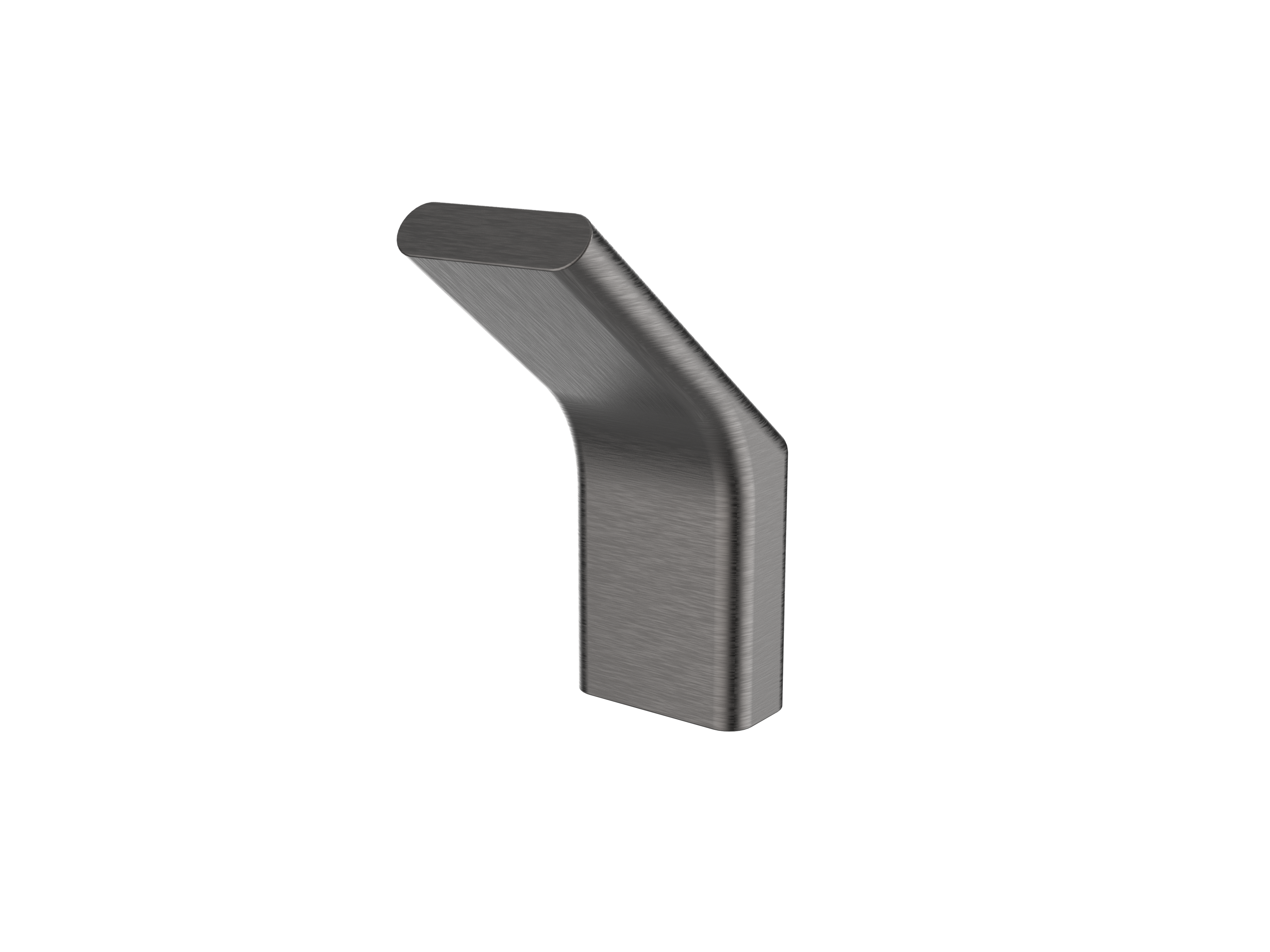 Équil Brass Robe Hook, Brushed Gunmetal