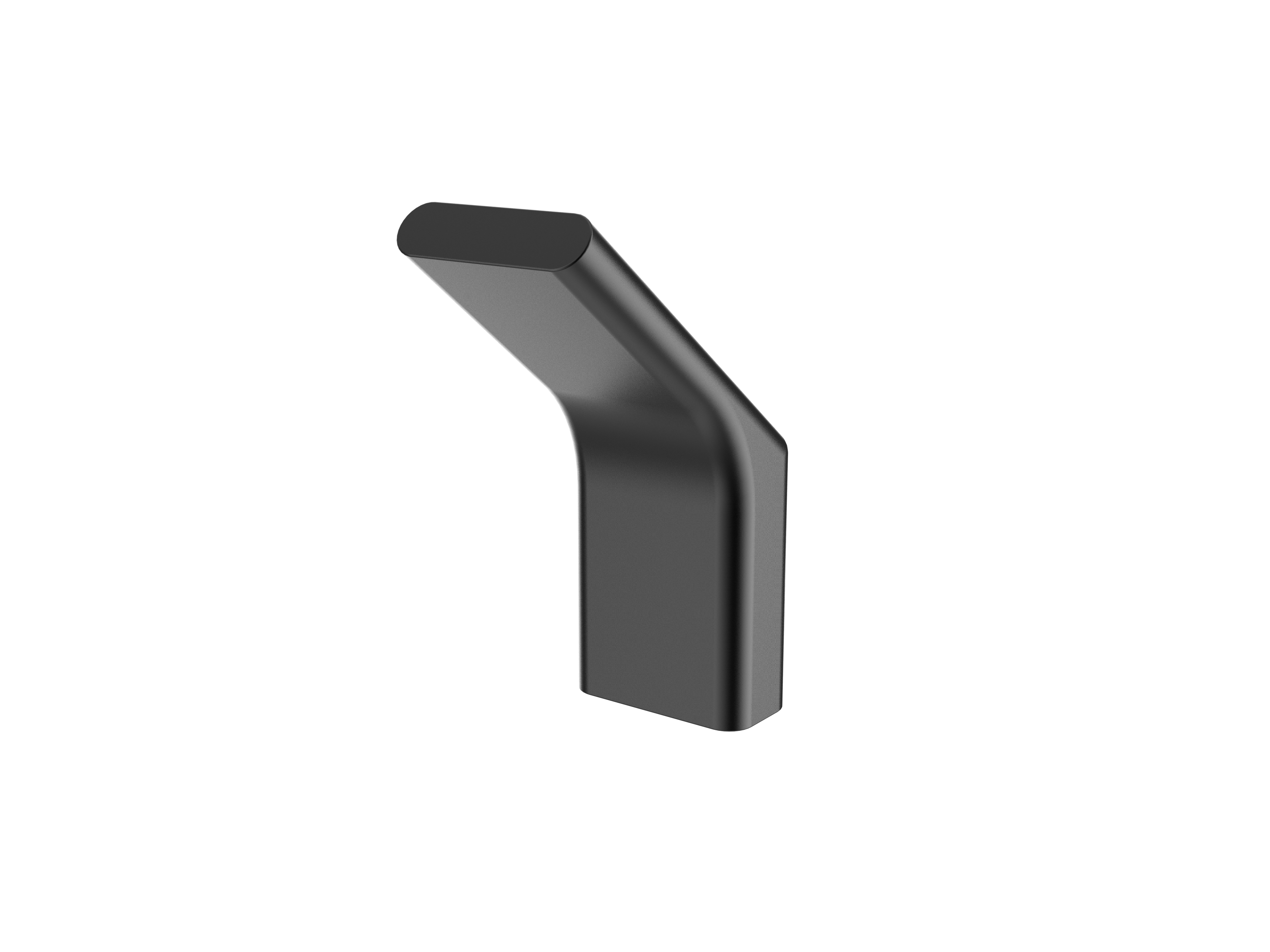 Équil Brass Robe Hook, Matt Black