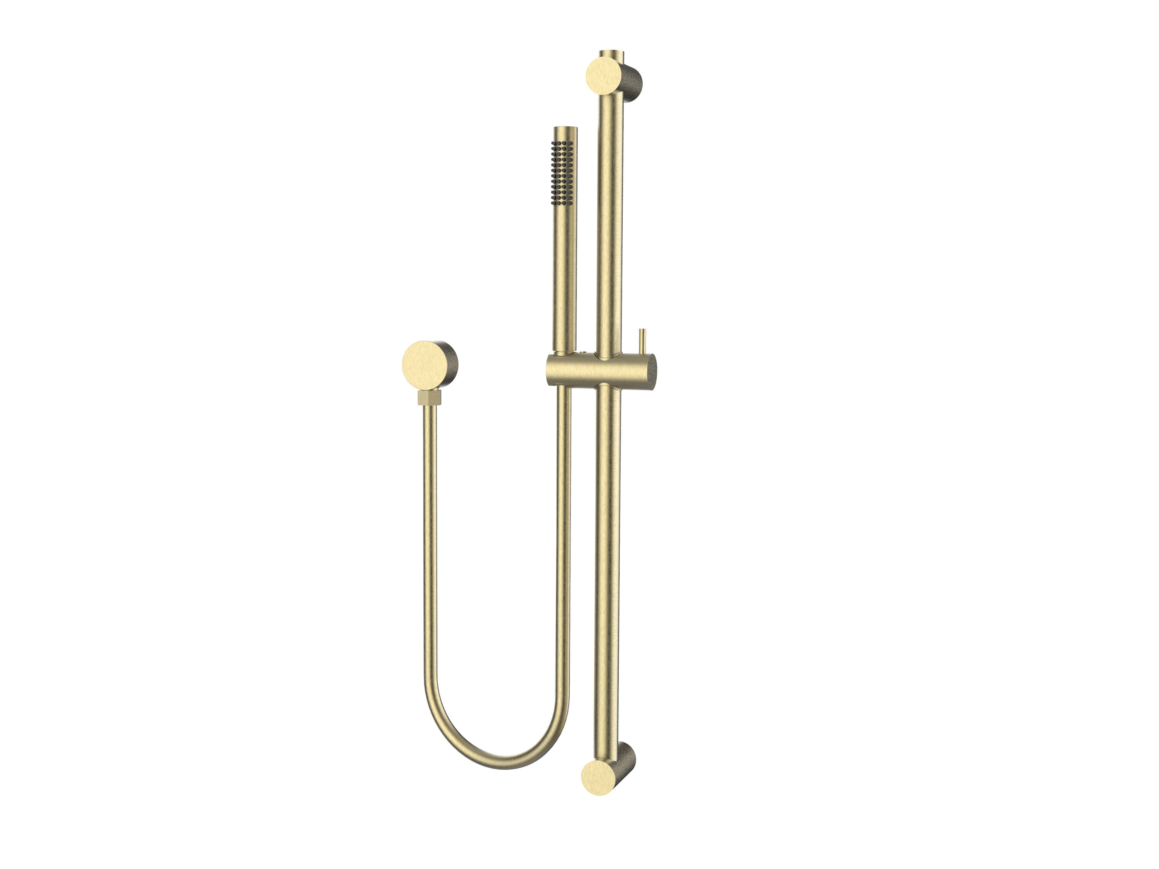 Axis Shower Rail, Brushed Gold