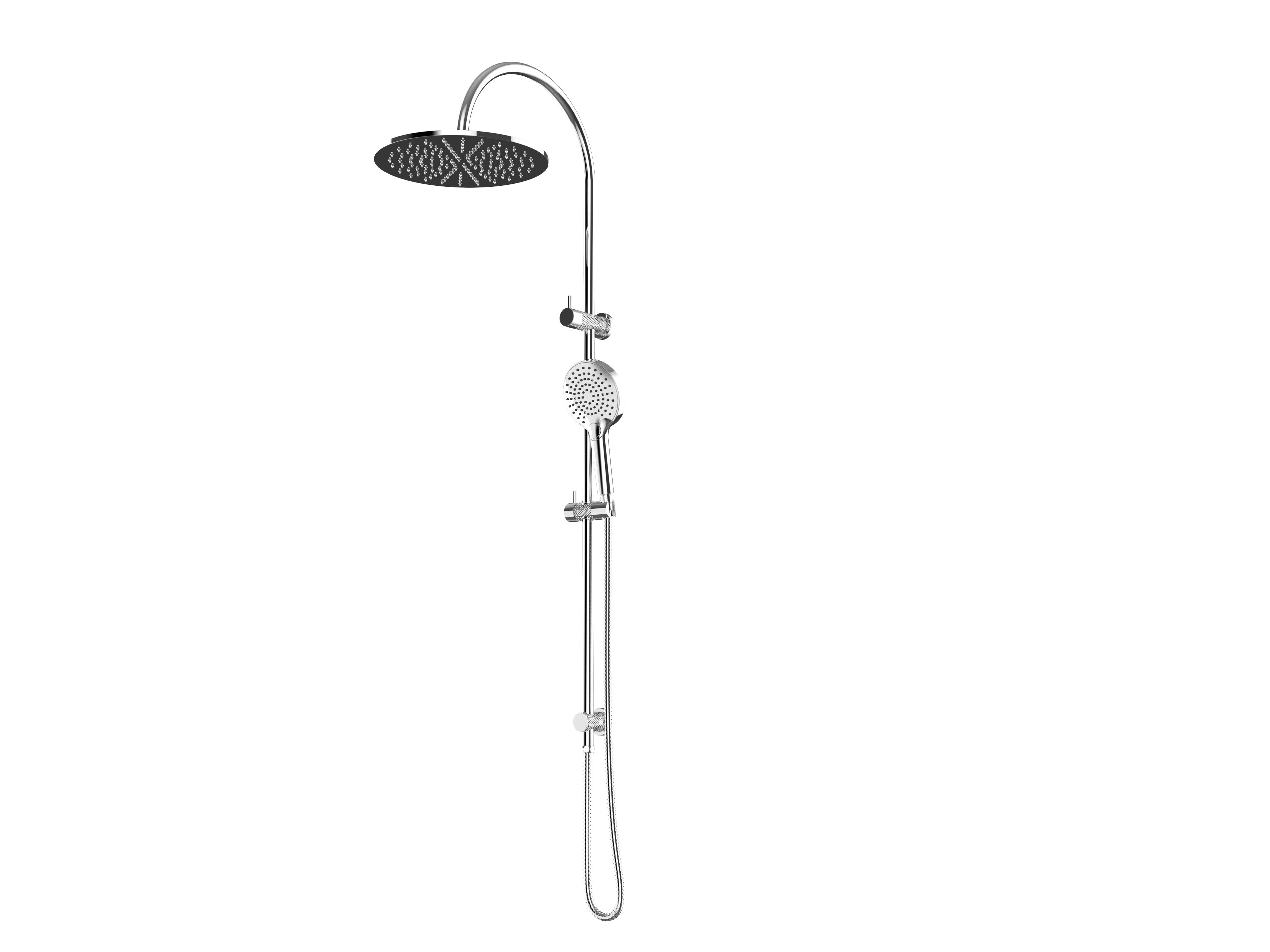 Noxara Twin Shower, Chrome