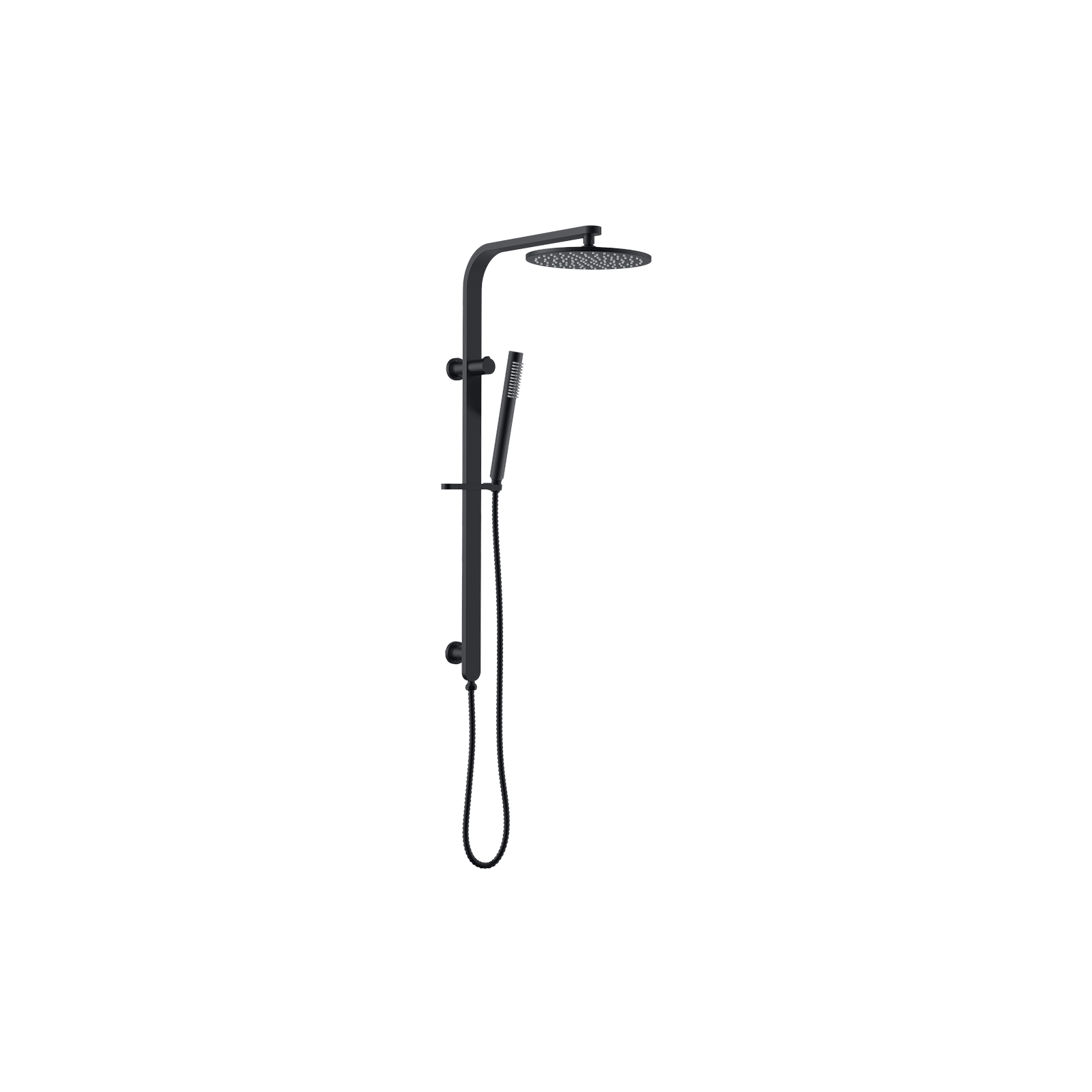 Équil Twin Shower, Matt Black