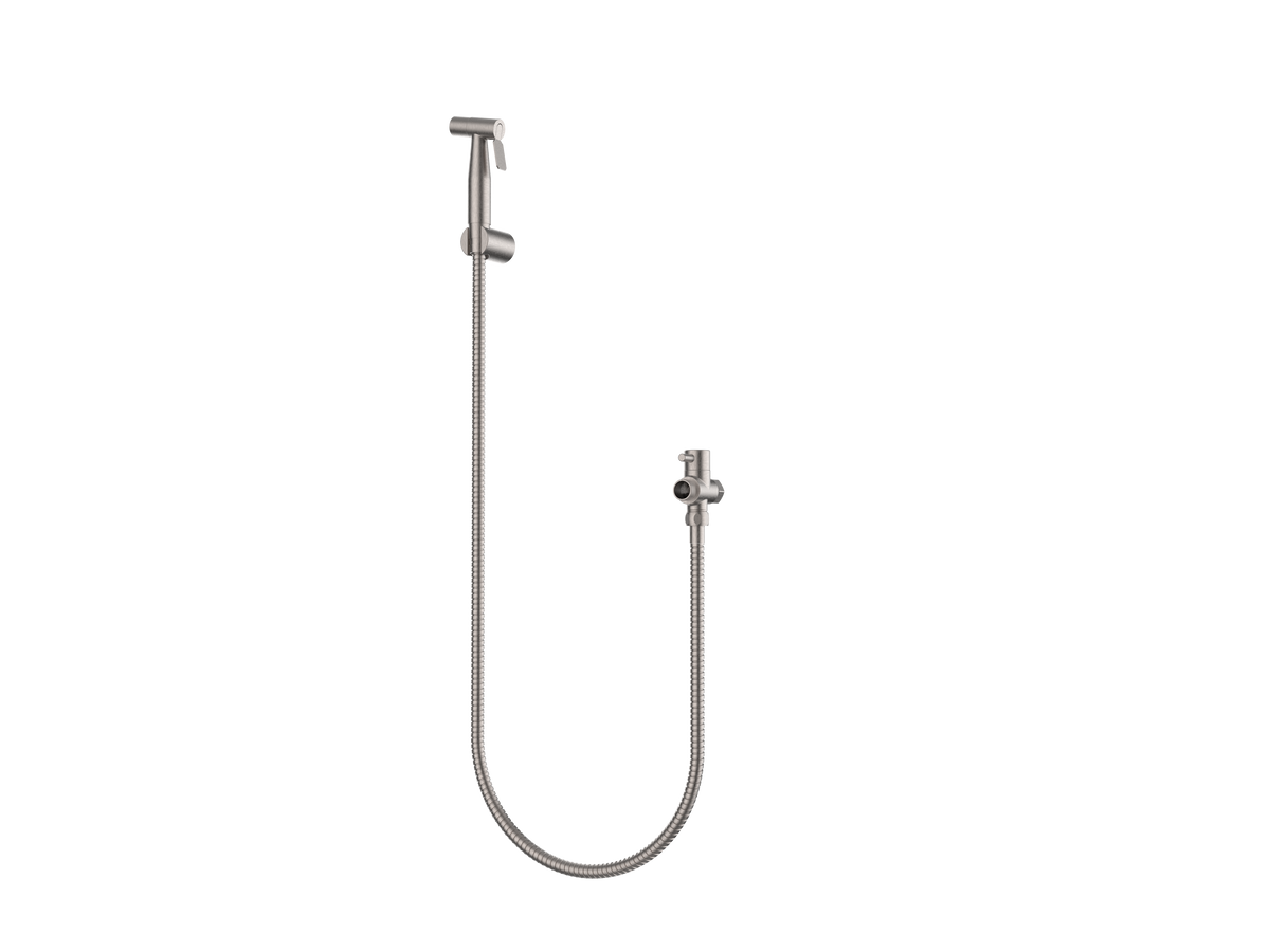 Laxe Bidet Set, Brushed Nickel