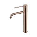 Noxara Tall Basin Mixer, Brushed Coffee Gold