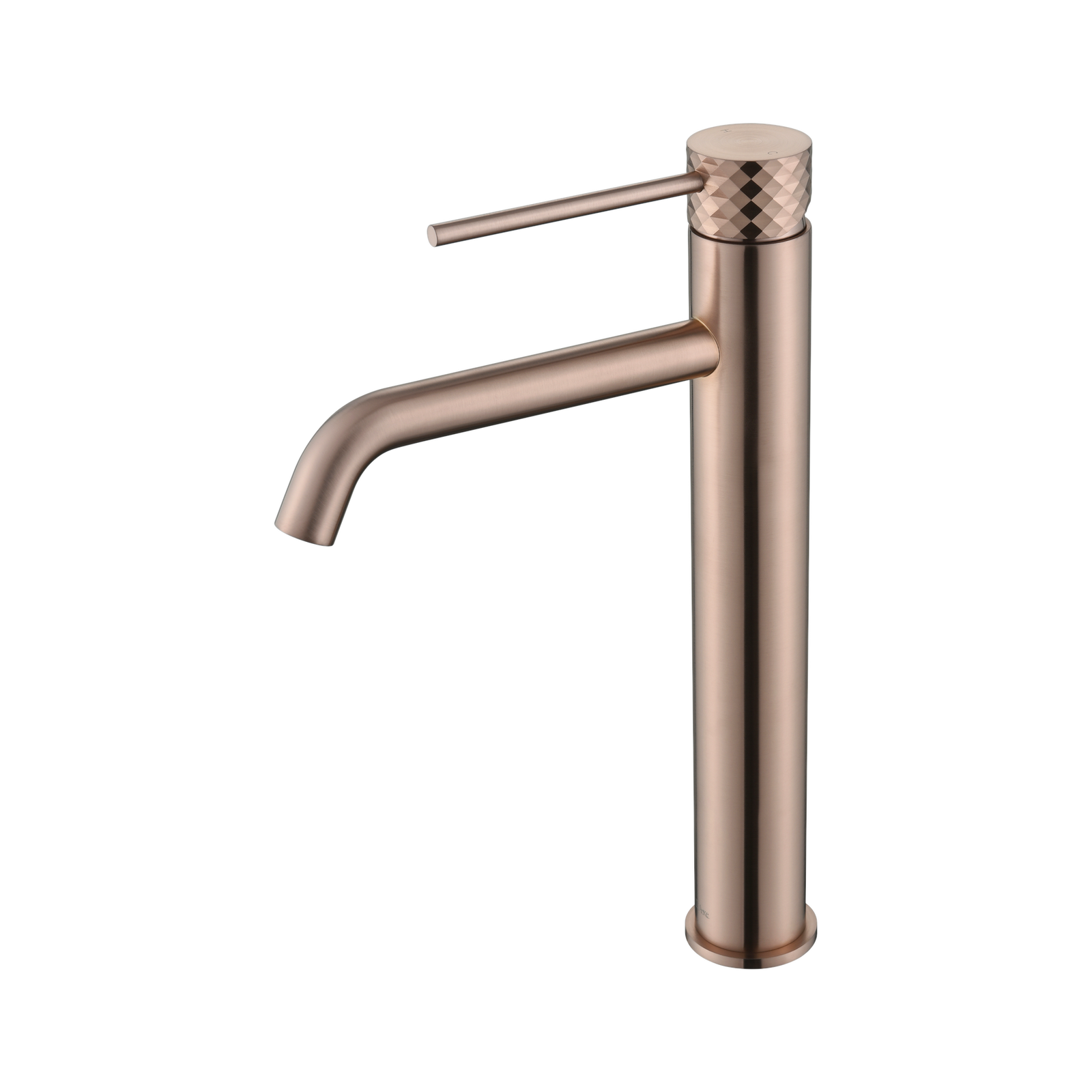Noxara Tall Basin Mixer, Brushed Coffee Gold