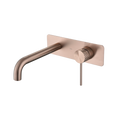 Noxara Connected Basin & Bath Mixer, Brushed Coffee Gold