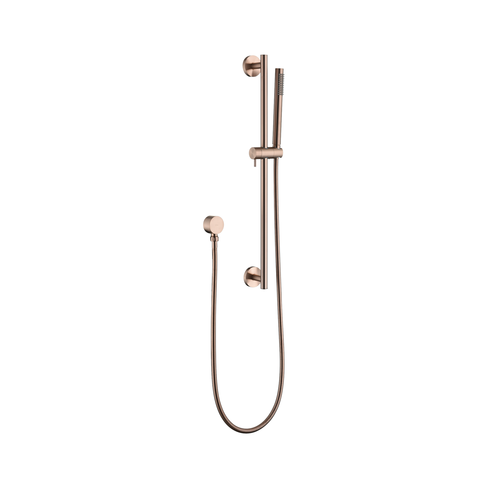 Noxara Sliding Bar Shower Set, Brushed Coffee Gold