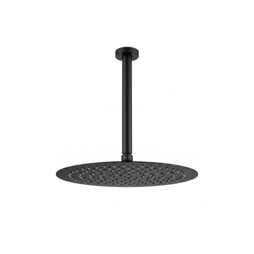 Axis Ceiling Shower Head Set, Matt Black