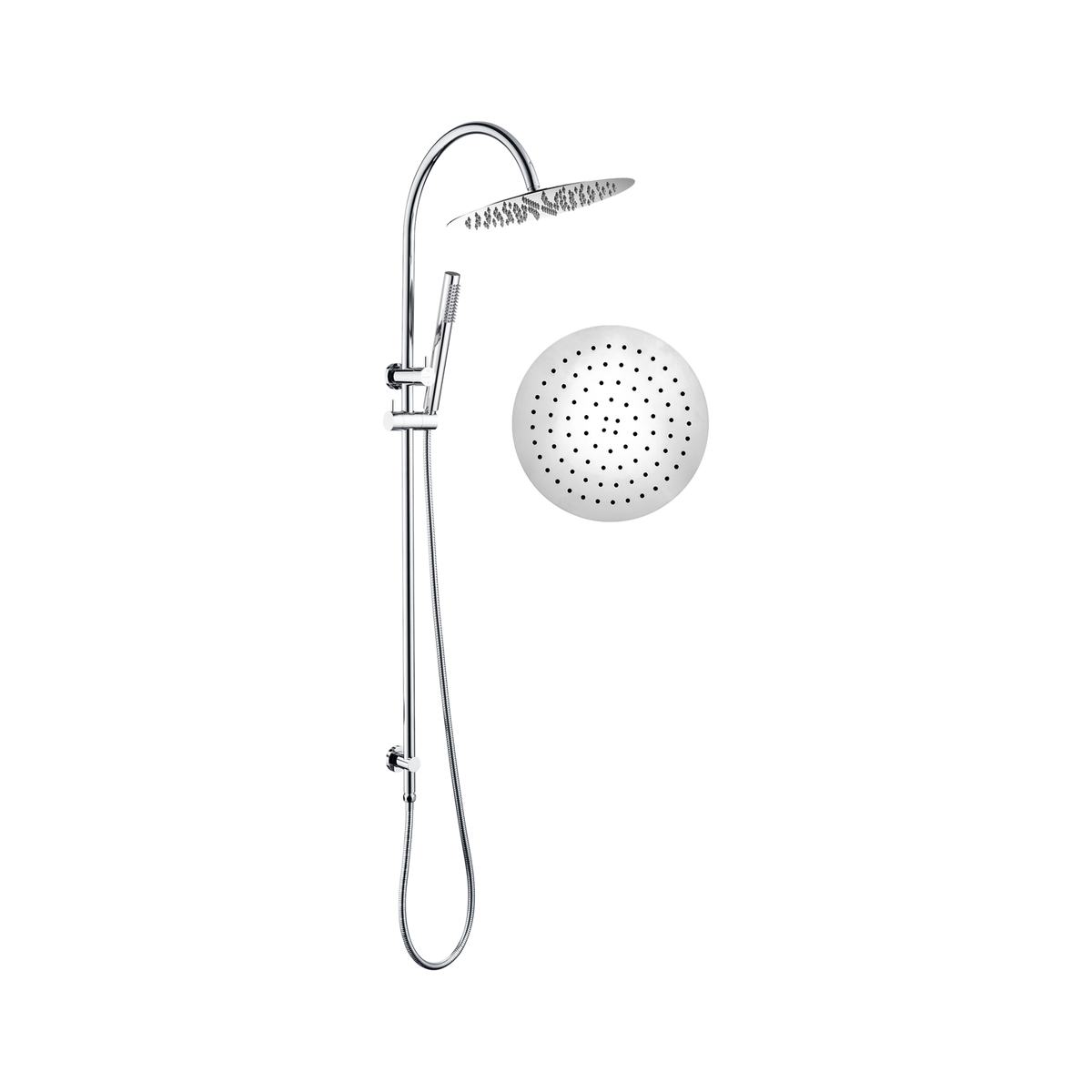 Laxe Twin Shower Set LA189, Chrome