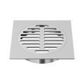 Laxe Square Floor Grate 120mm, Chrome