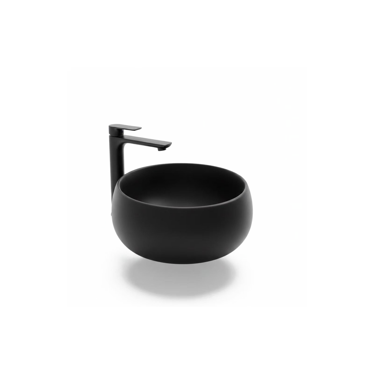 Laxe Above-Counter Basin LAB35, Matt Black