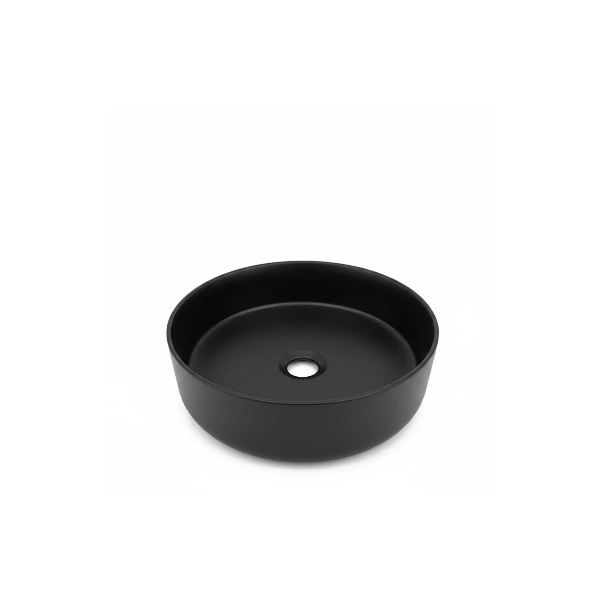 Laxe Above-Counter Basin LAB68, Matt Black