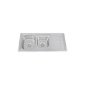 Ema 1 And 3/4 Bowl Sink With Drainer 1080x480x170mm, Left hand