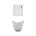 Laxe HZX-88K rimless back-to-wall toilet suite in gloss white