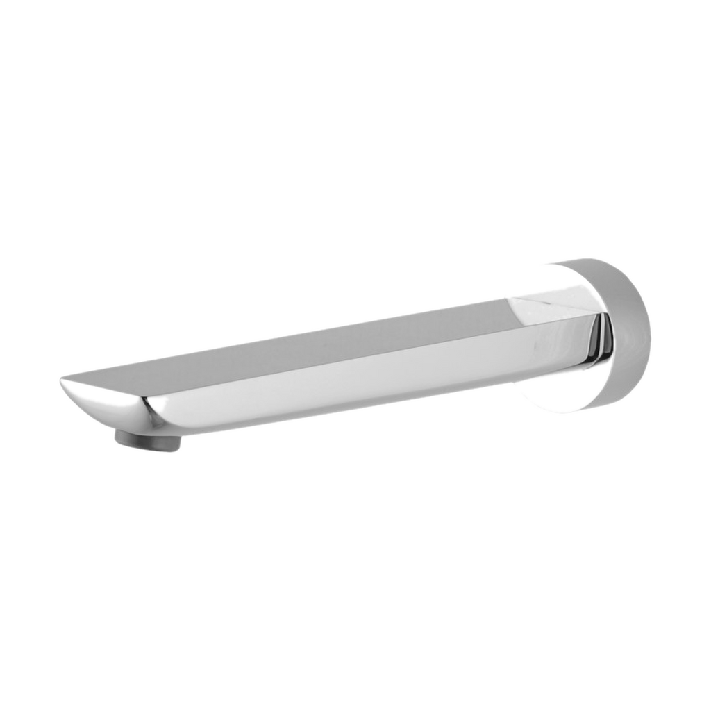 Rushy Wall-Mounted Bath Spout, Chrome