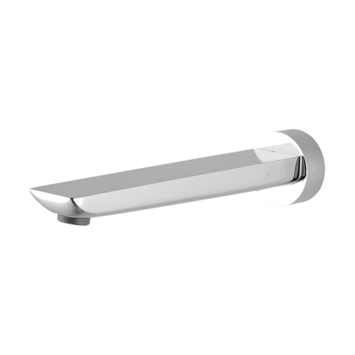 Rushy Wall-Mounted Bath Spout, Chrome