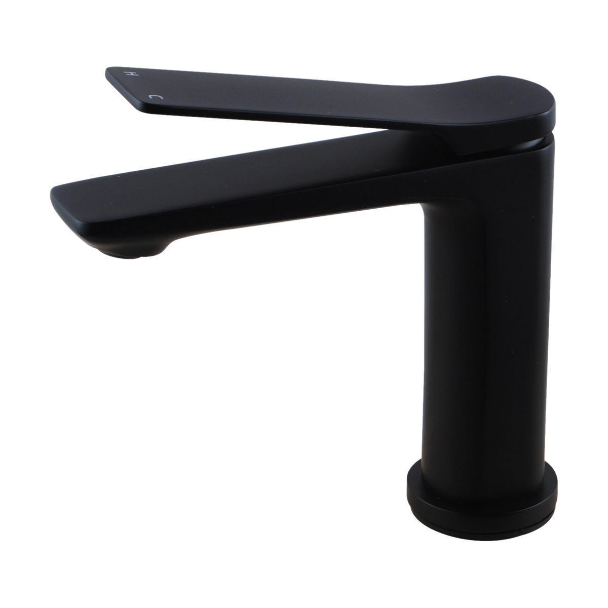 Rushy Basin Mixer, Matt Black
