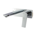 Rushy Wall-Mounted Basin & Bath Mixer, Chrome