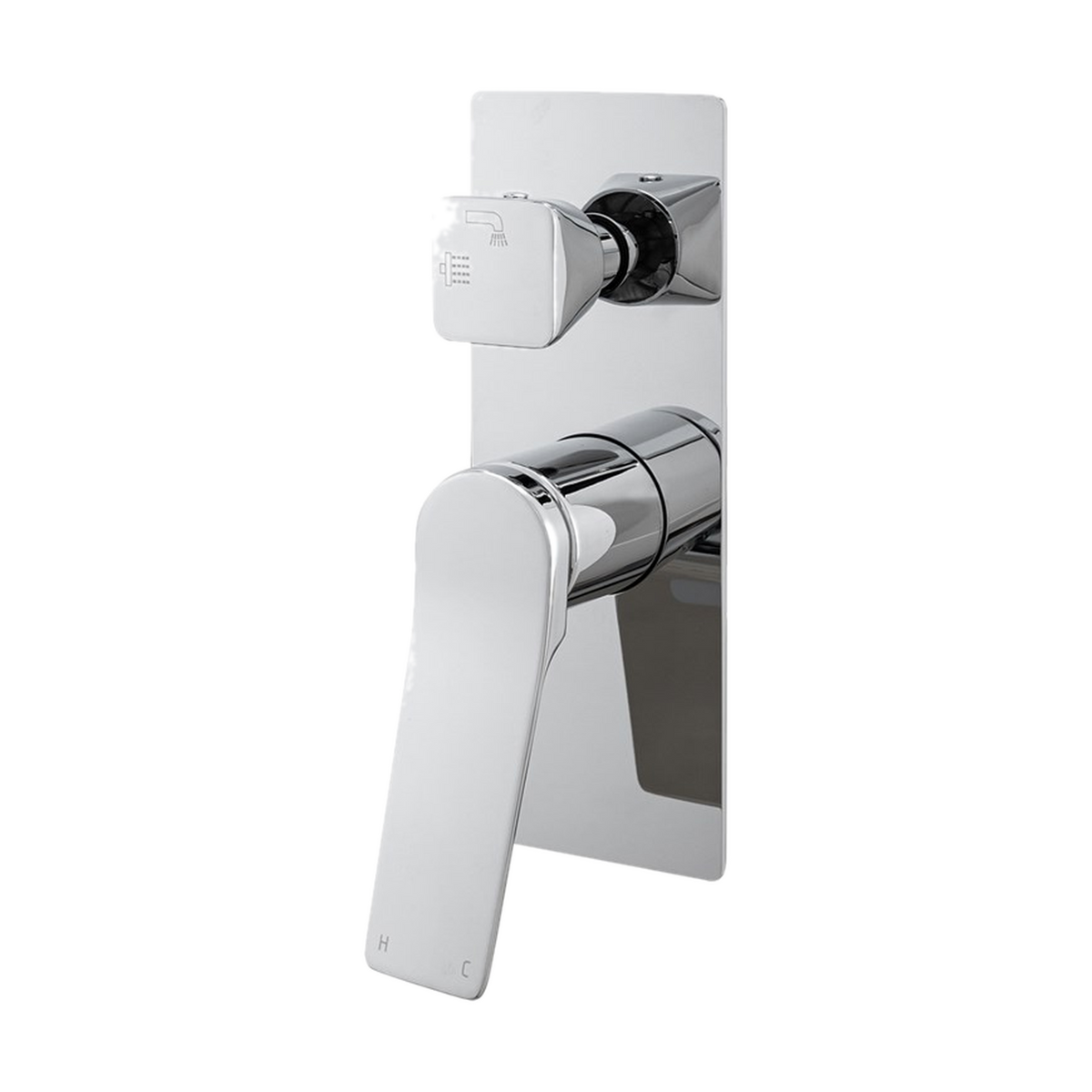Rushy Diverter Mixer 0155.ST, Chrome