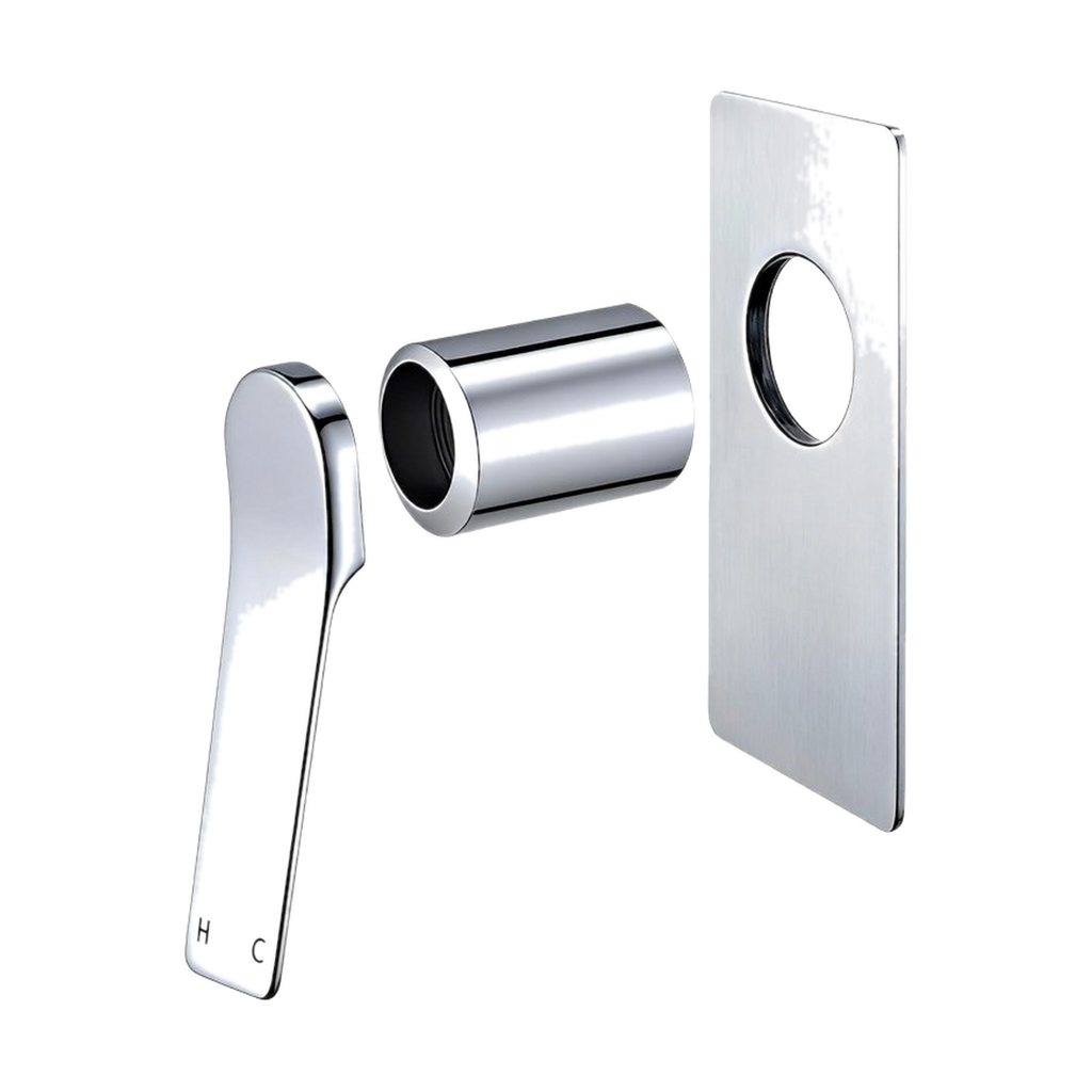 Rushy Wall Mixer Trim Kit, Chrome